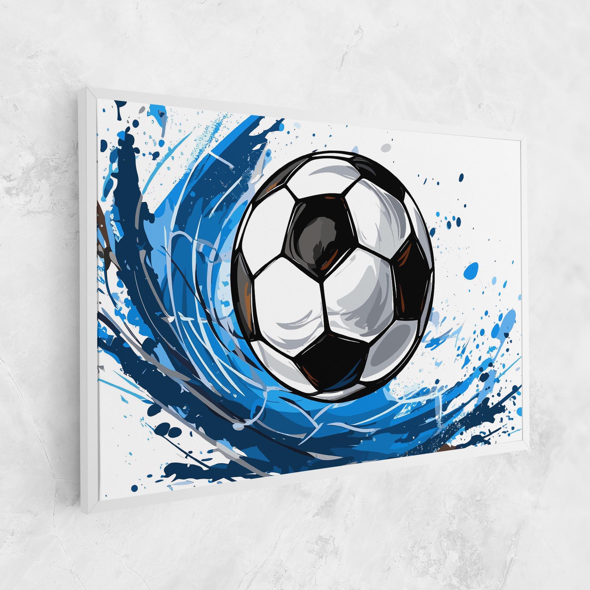 Vászonkép Football Wave mockup 1
