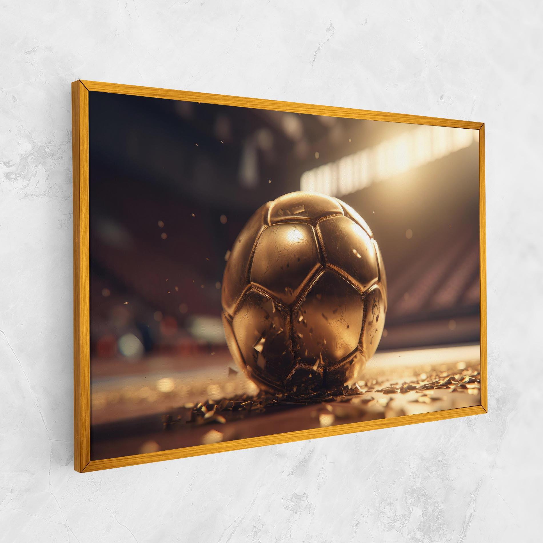 Vászonkép Award For Football mockup 1