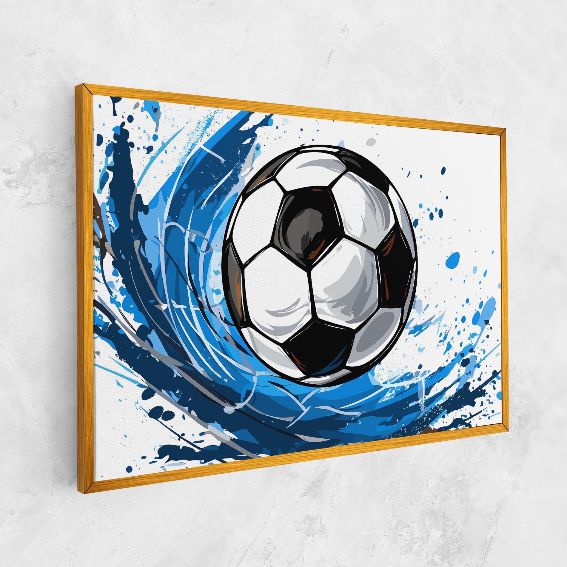Vászonkép Football Wave mockup 1