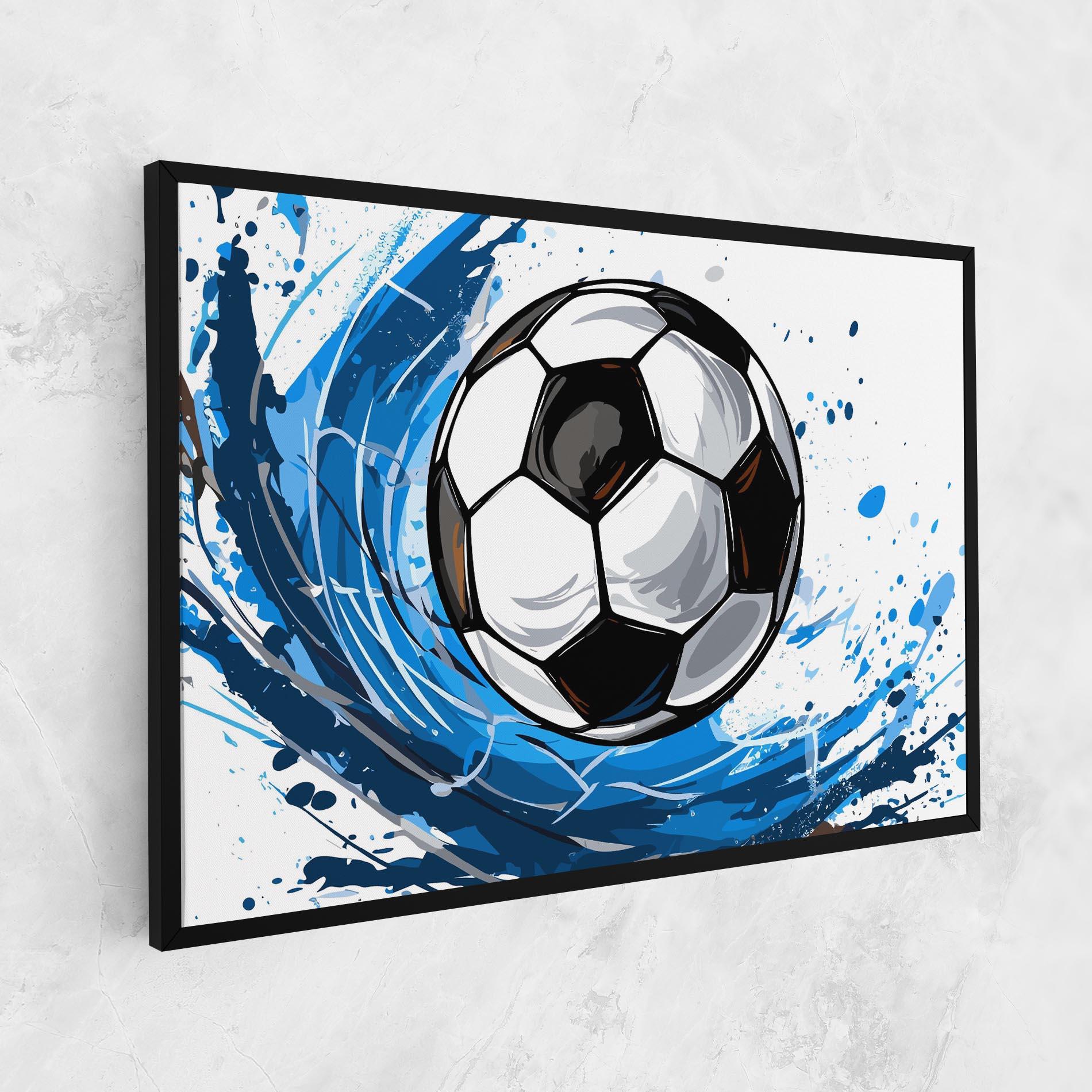 Vászonkép Football Wave mockup 1