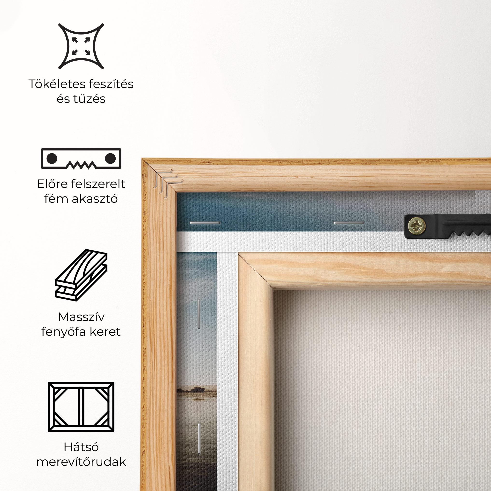 Vászonkép Football On Water mockup 5