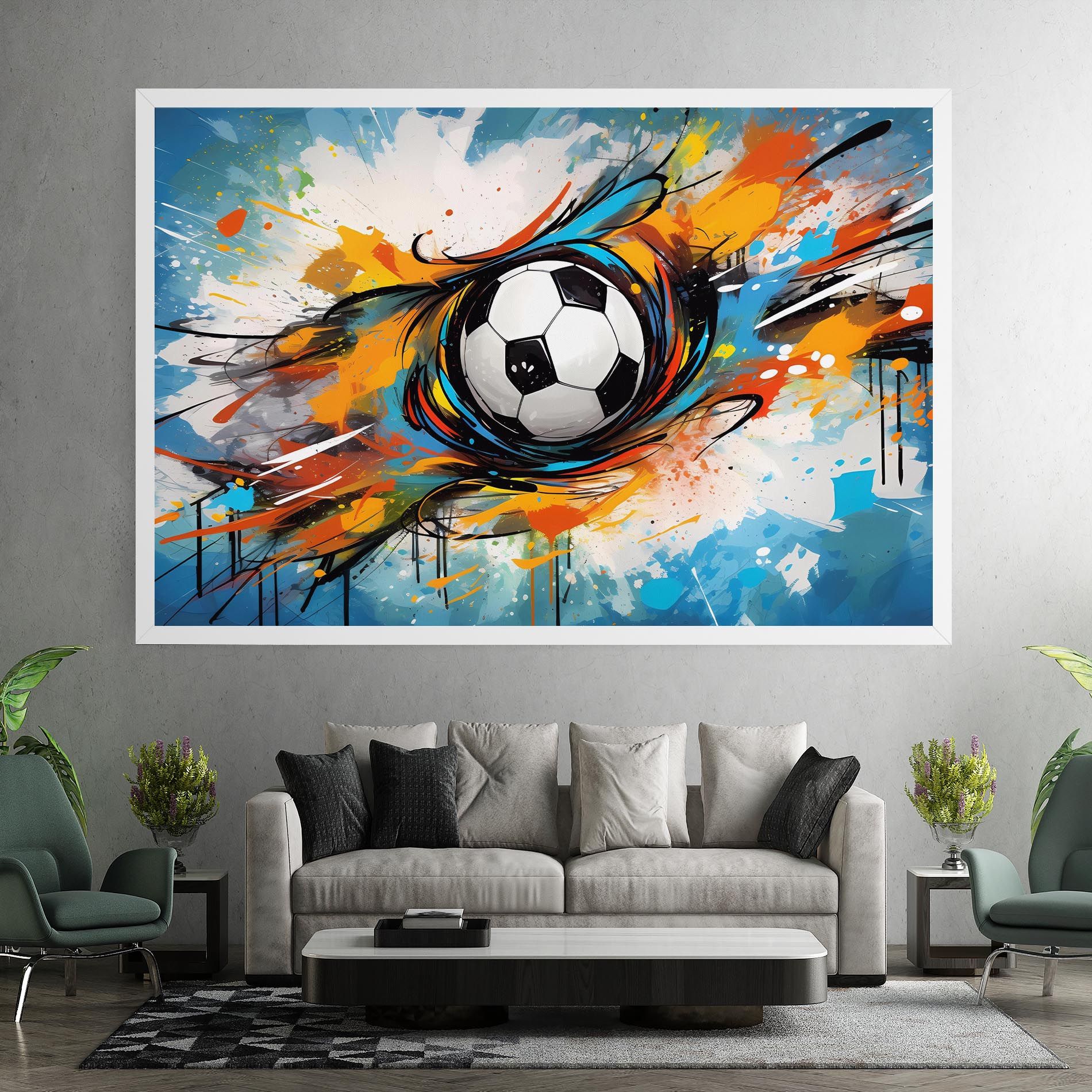 Football Flight Graffiti mockup 7