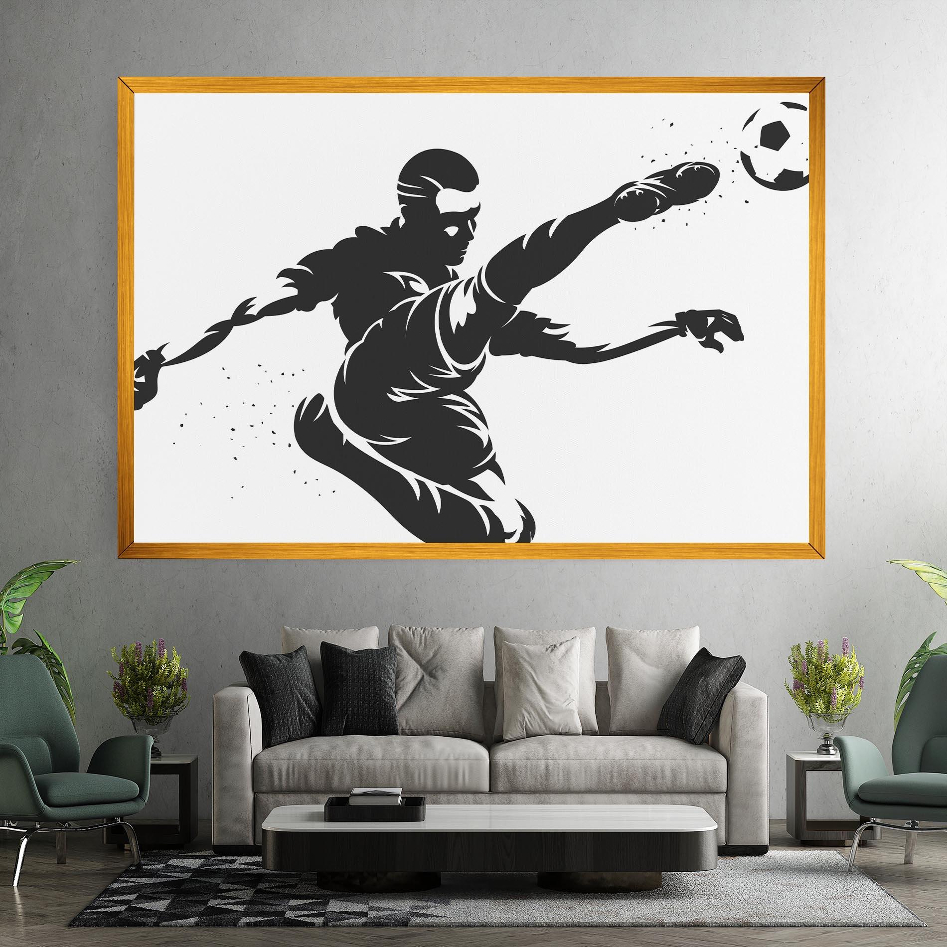 Vászonkép Air Football mockup 7