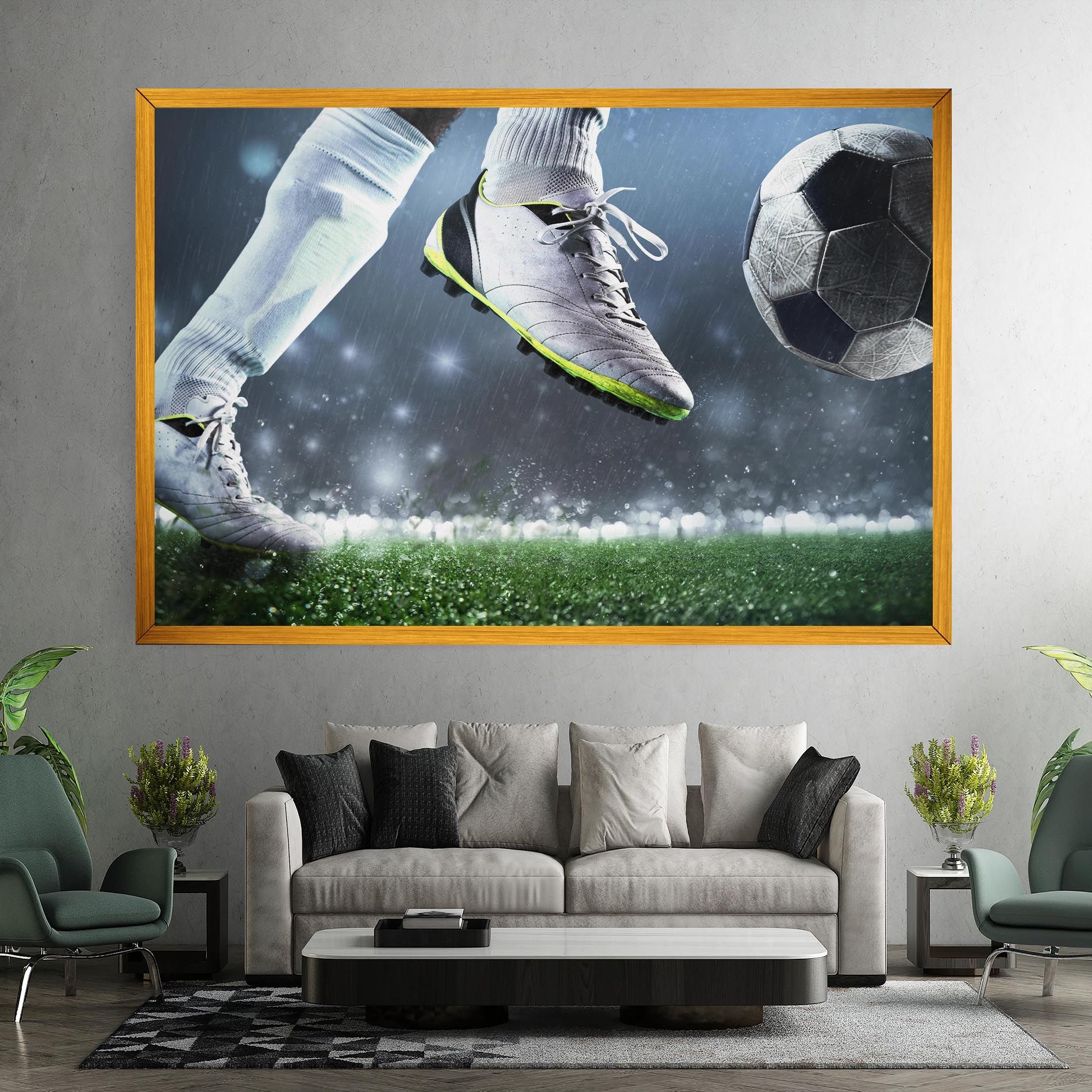 Close Up Football Scene mockup 7