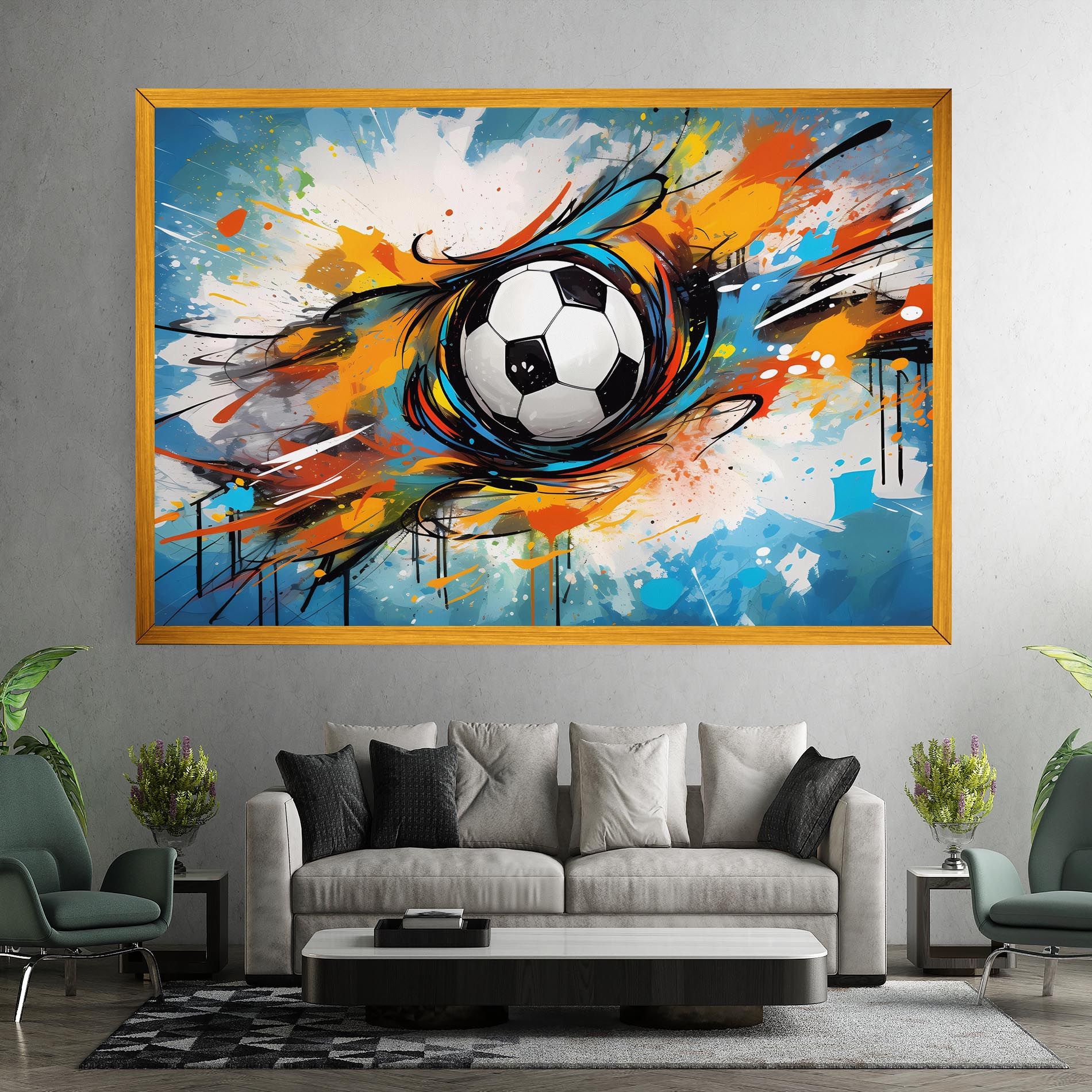 Football Flight Graffiti mockup 7