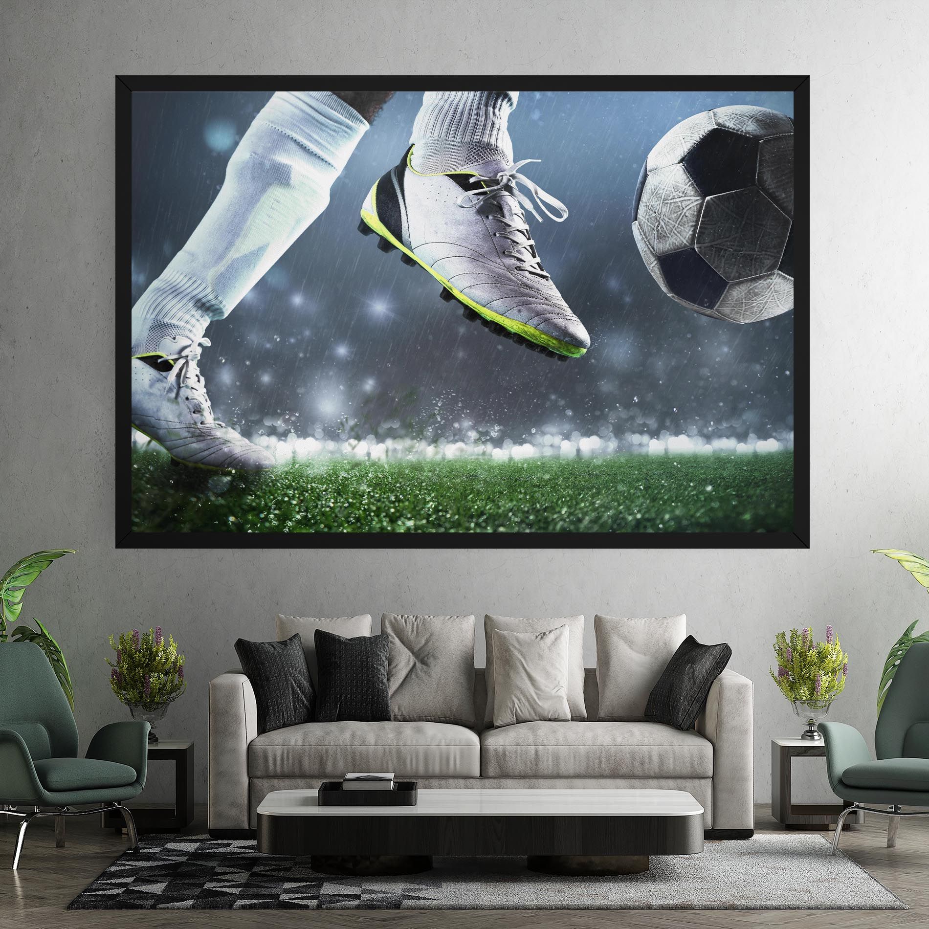 Close Up Football Scene mockup 7