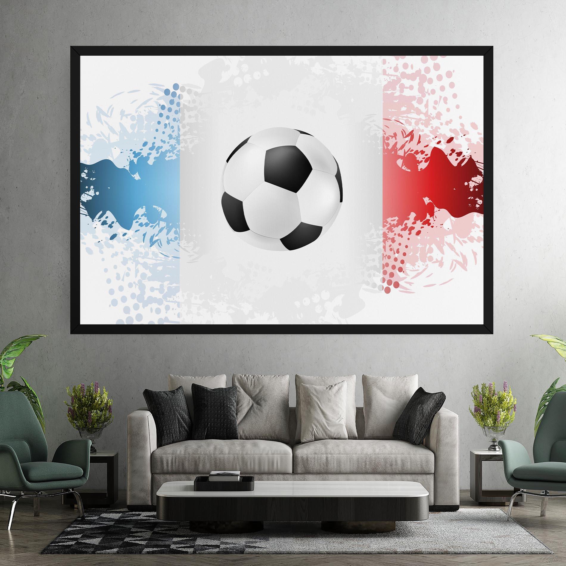 Vászonkép France Football mockup 7