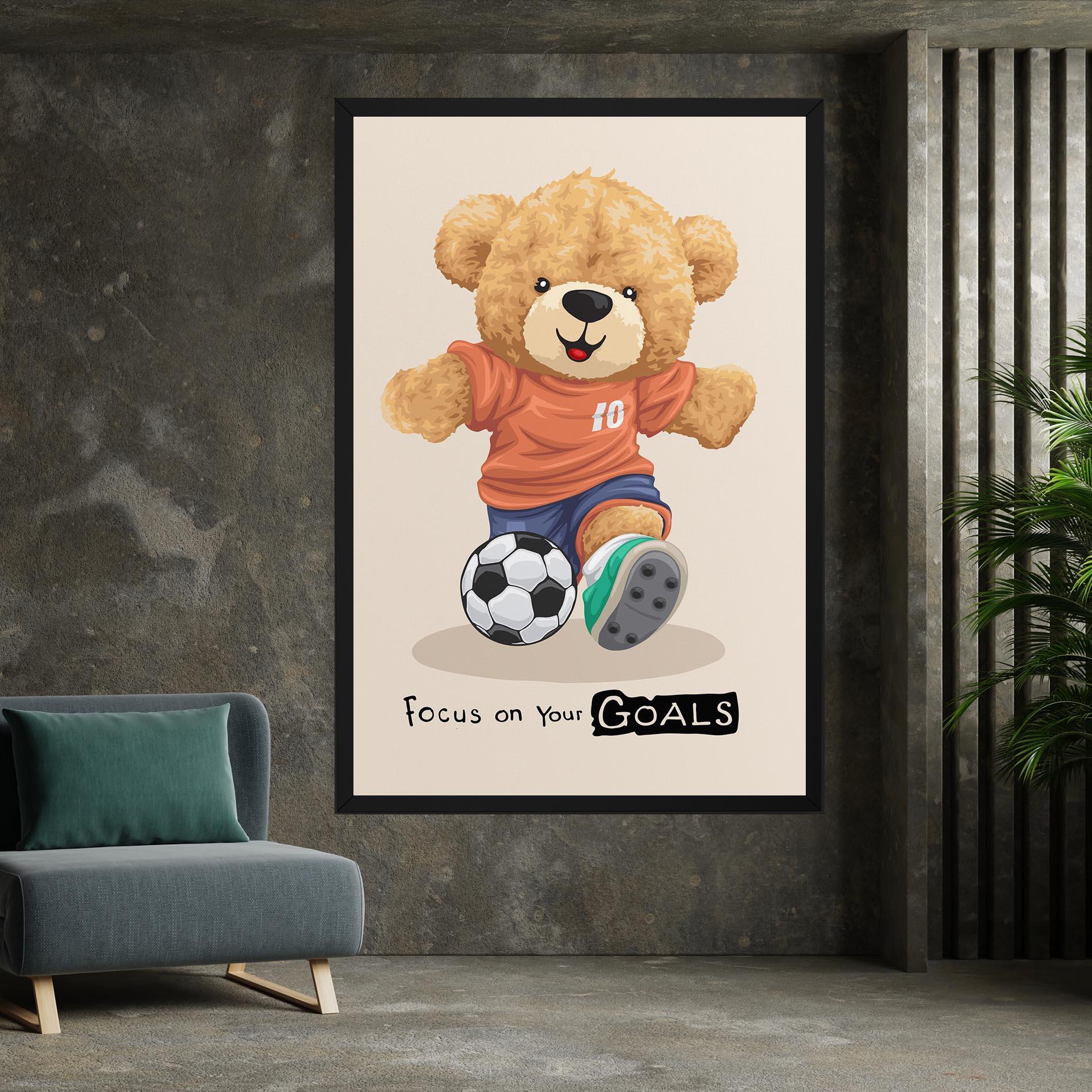 Vászonkép Goals Focus mockup 7