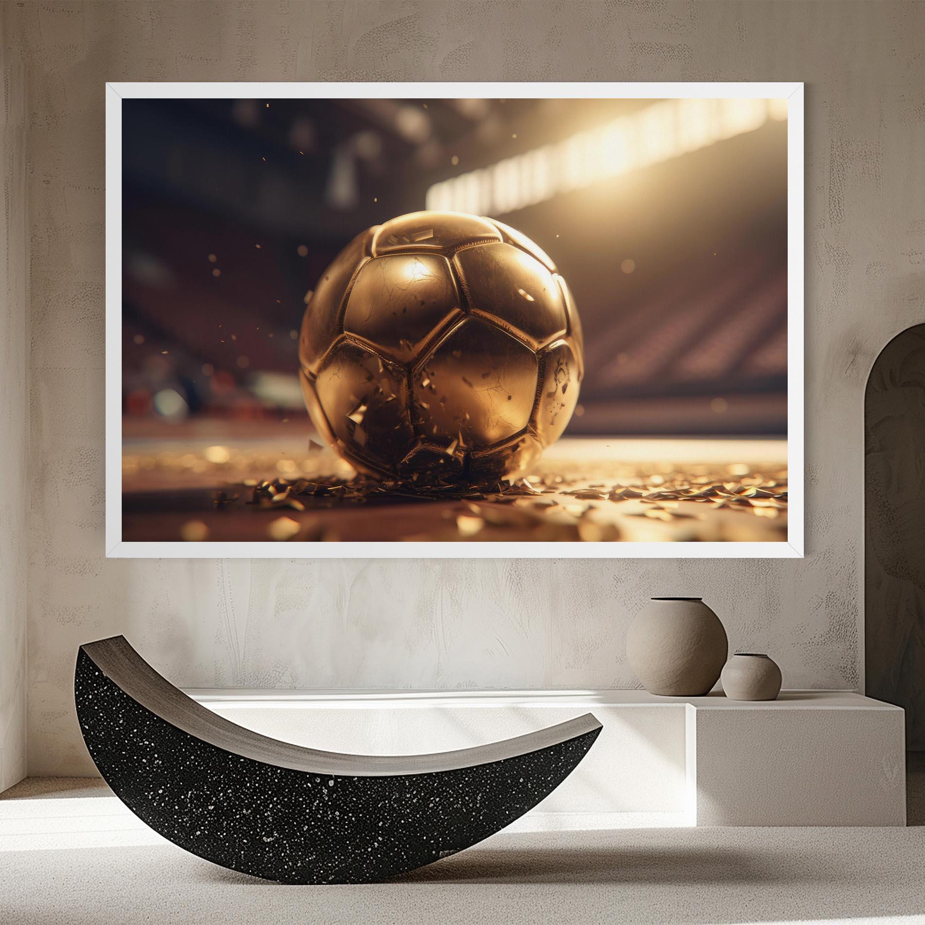 Vászonkép Award For Football mockup 8