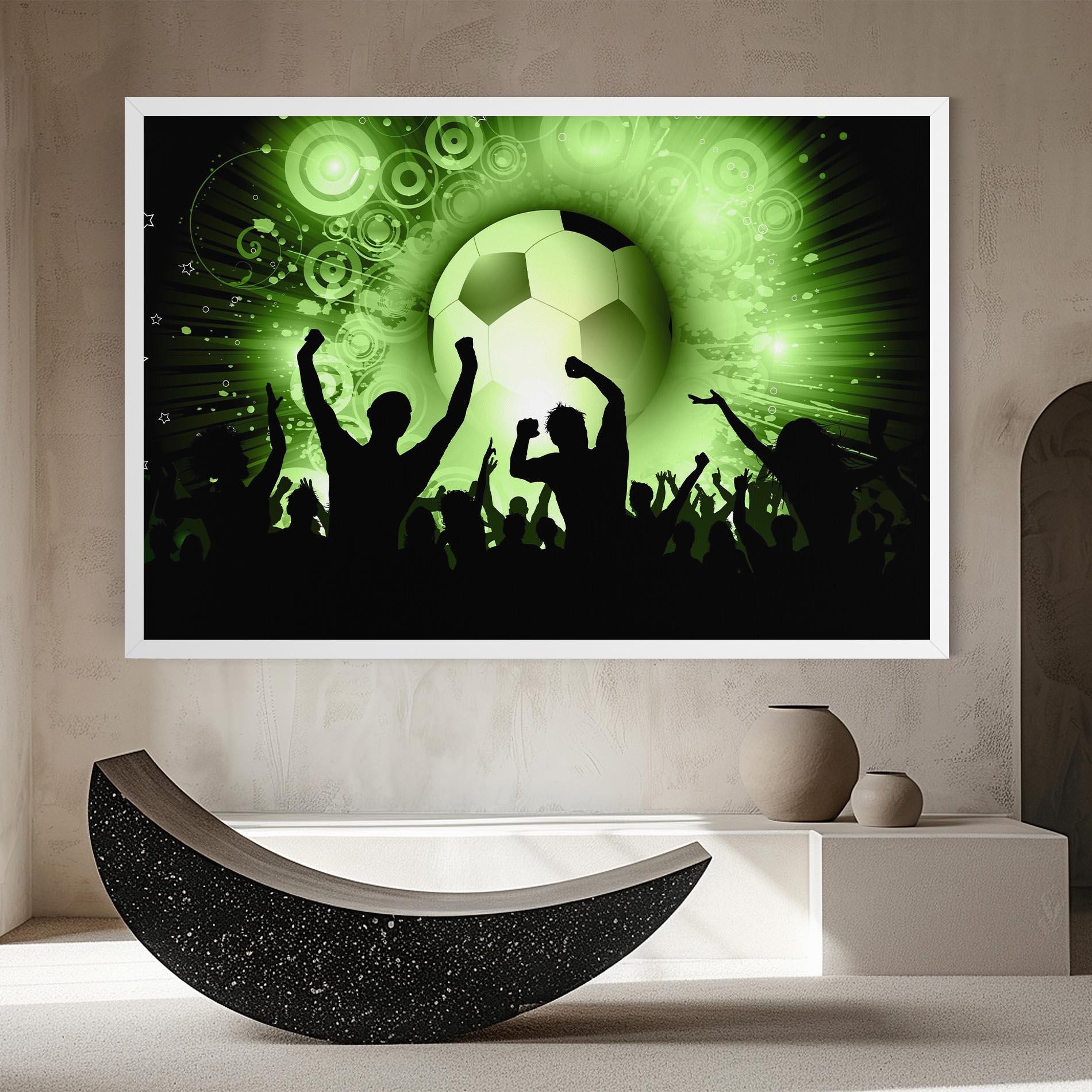 Vászonkép Football Crowd mockup 8