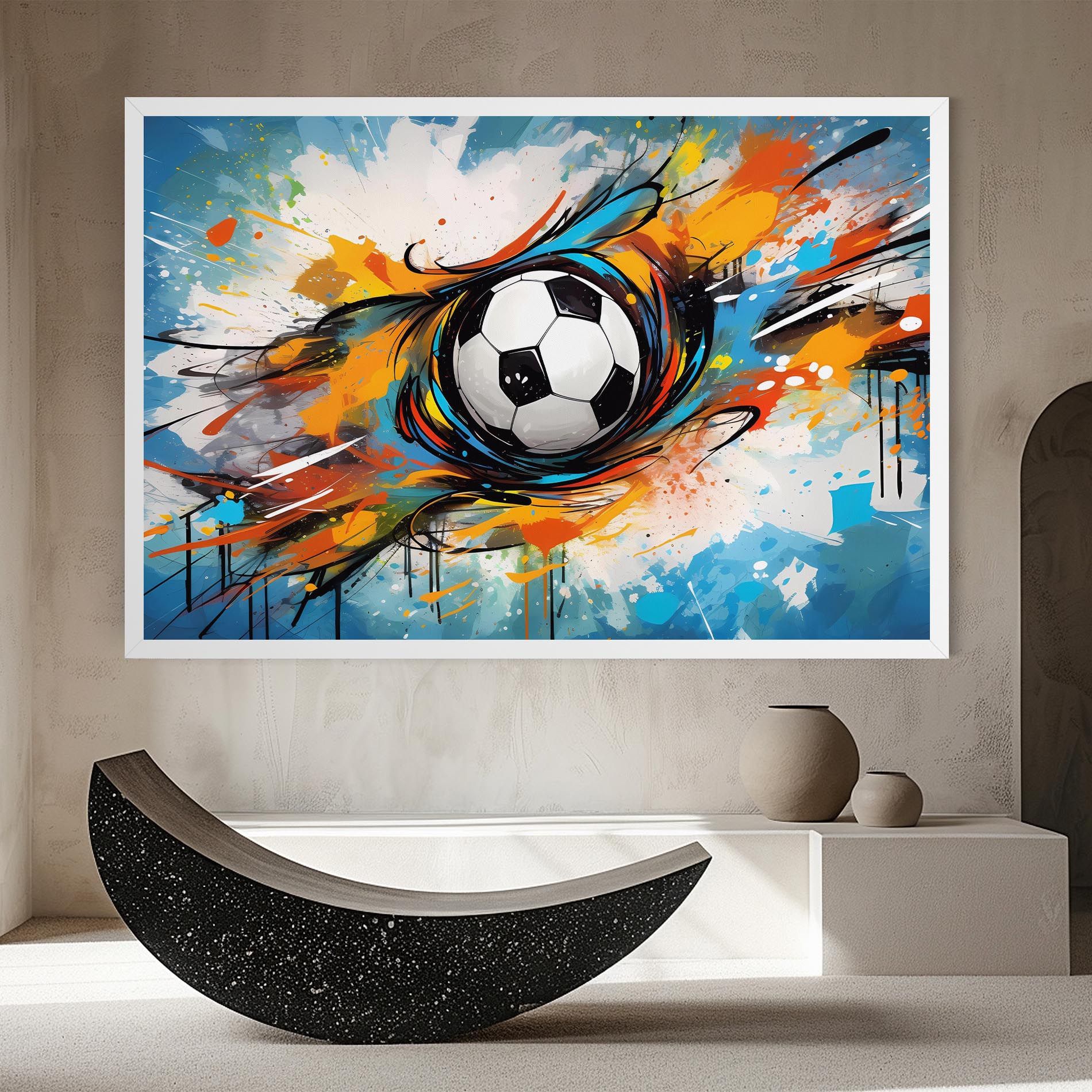 Football Flight Graffiti mockup 8