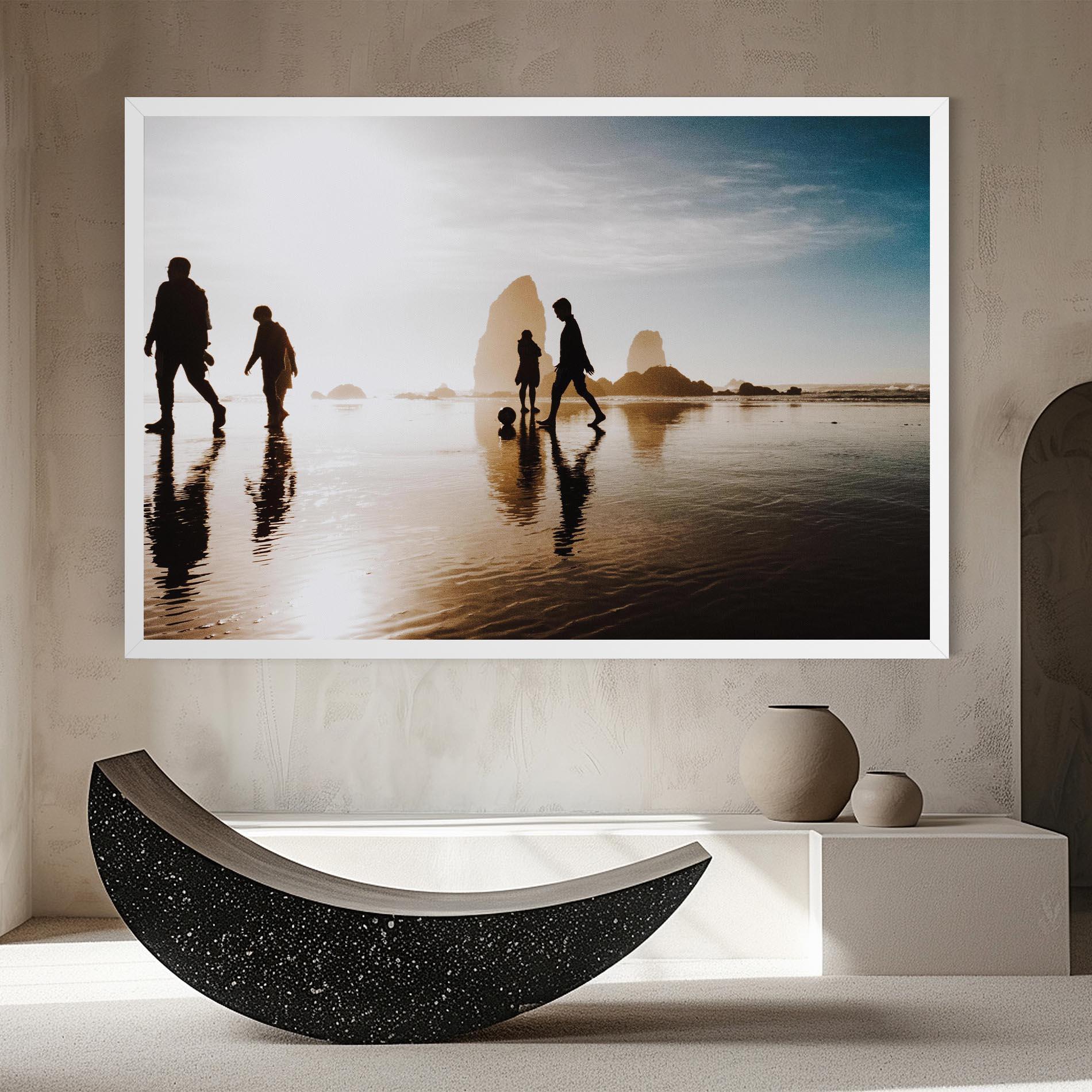 Vászonkép Football On Water mockup 8