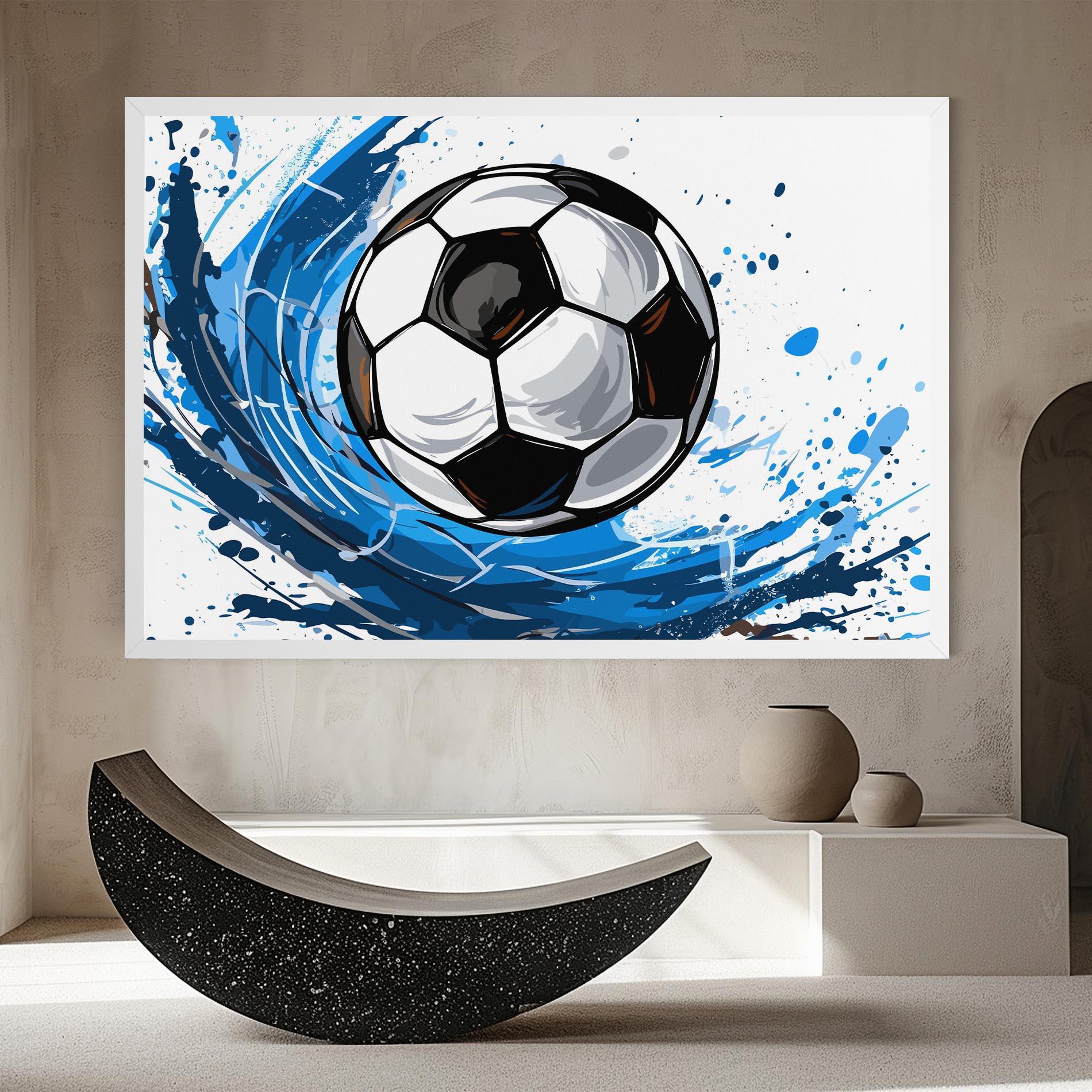 Vászonkép Football Wave mockup 8