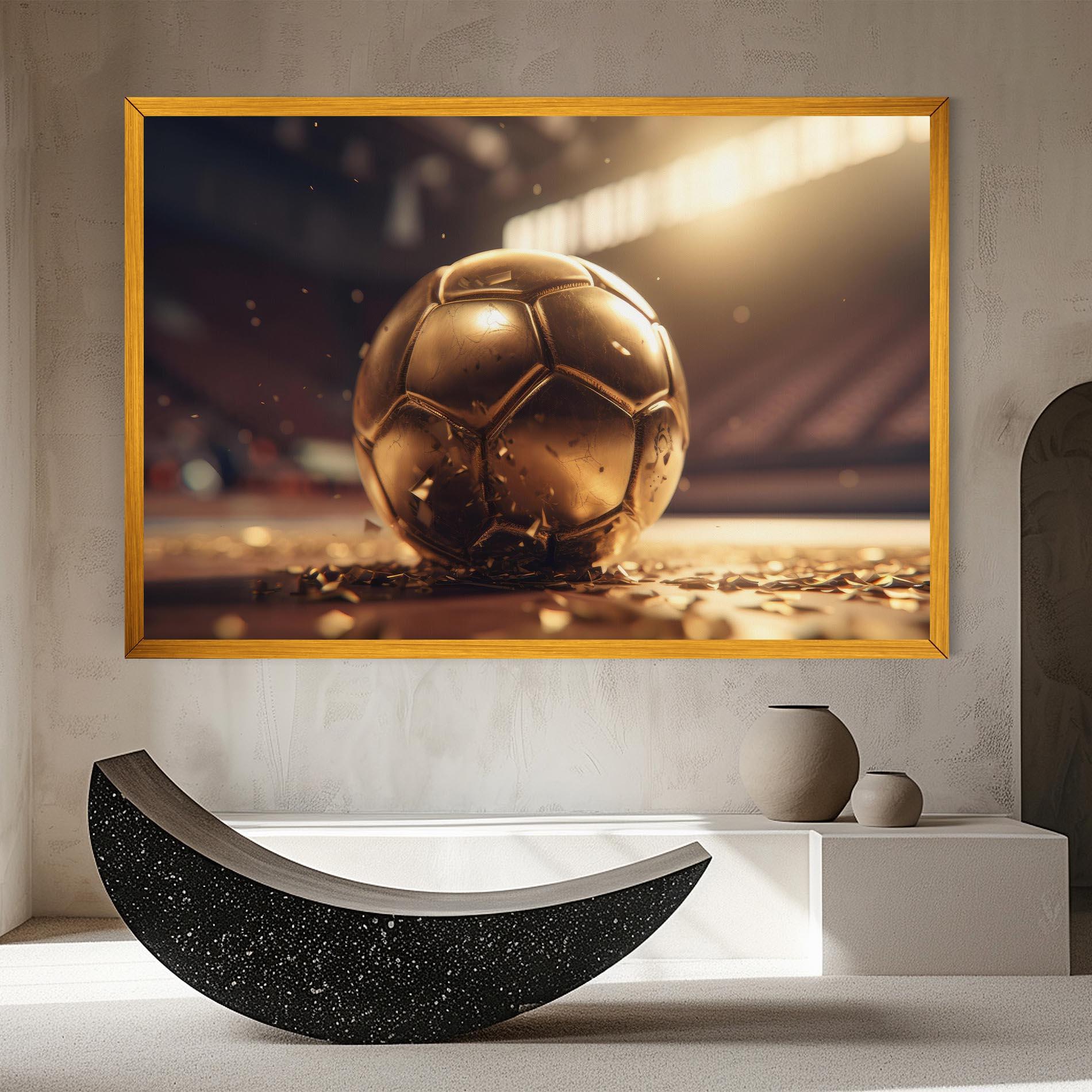 Vászonkép Award For Football mockup 8