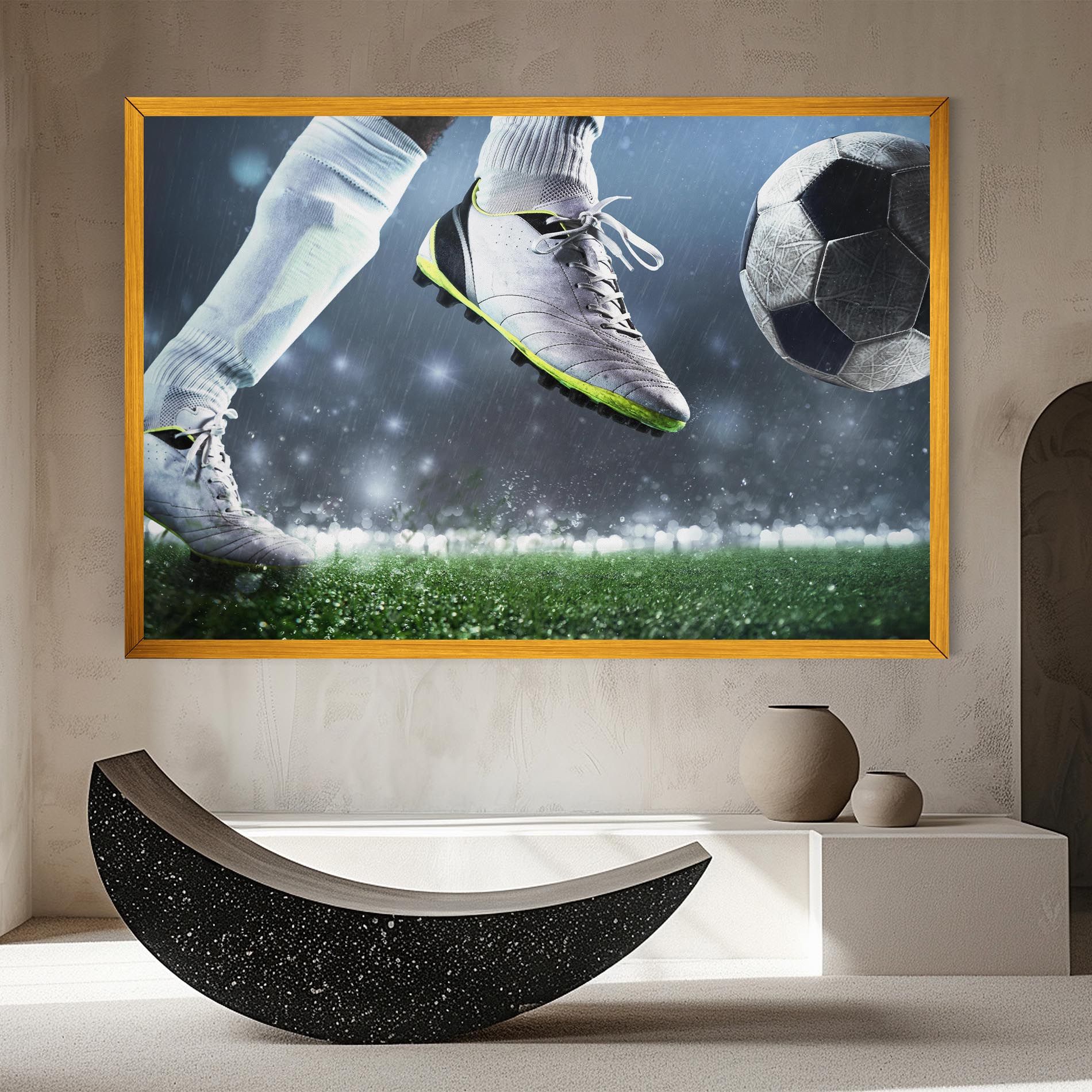 Close Up Football Scene mockup 8