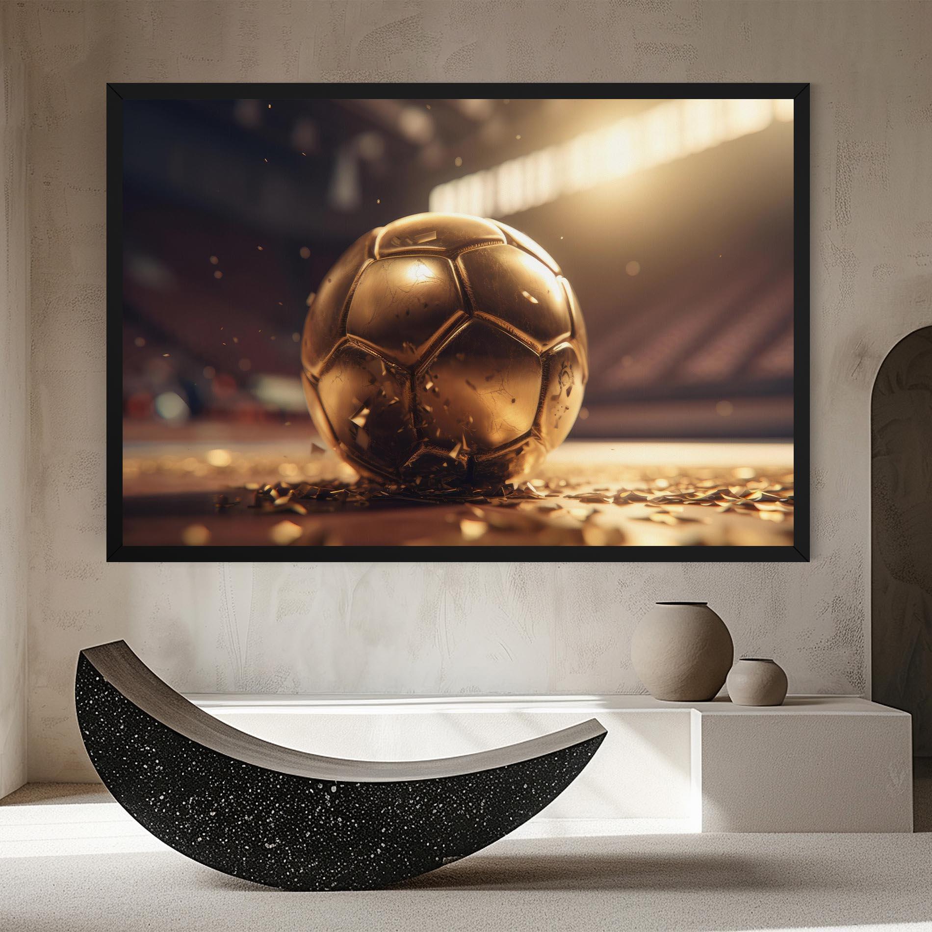 Vászonkép Award For Football mockup 8