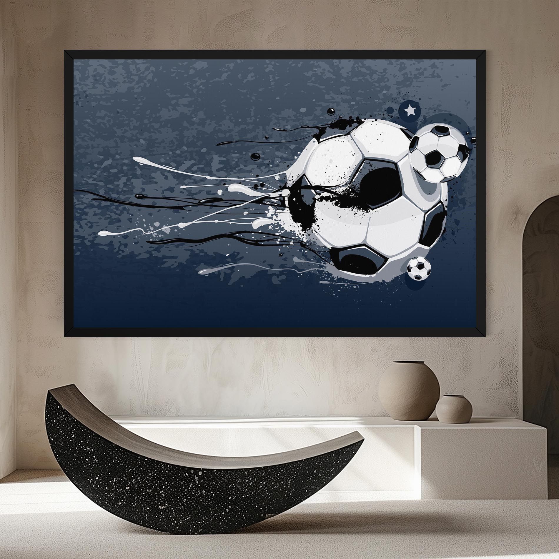 Blue Football mockup 8