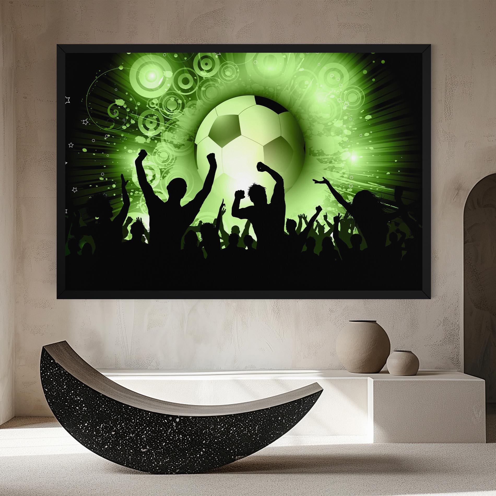 Vászonkép Football Crowd mockup 8