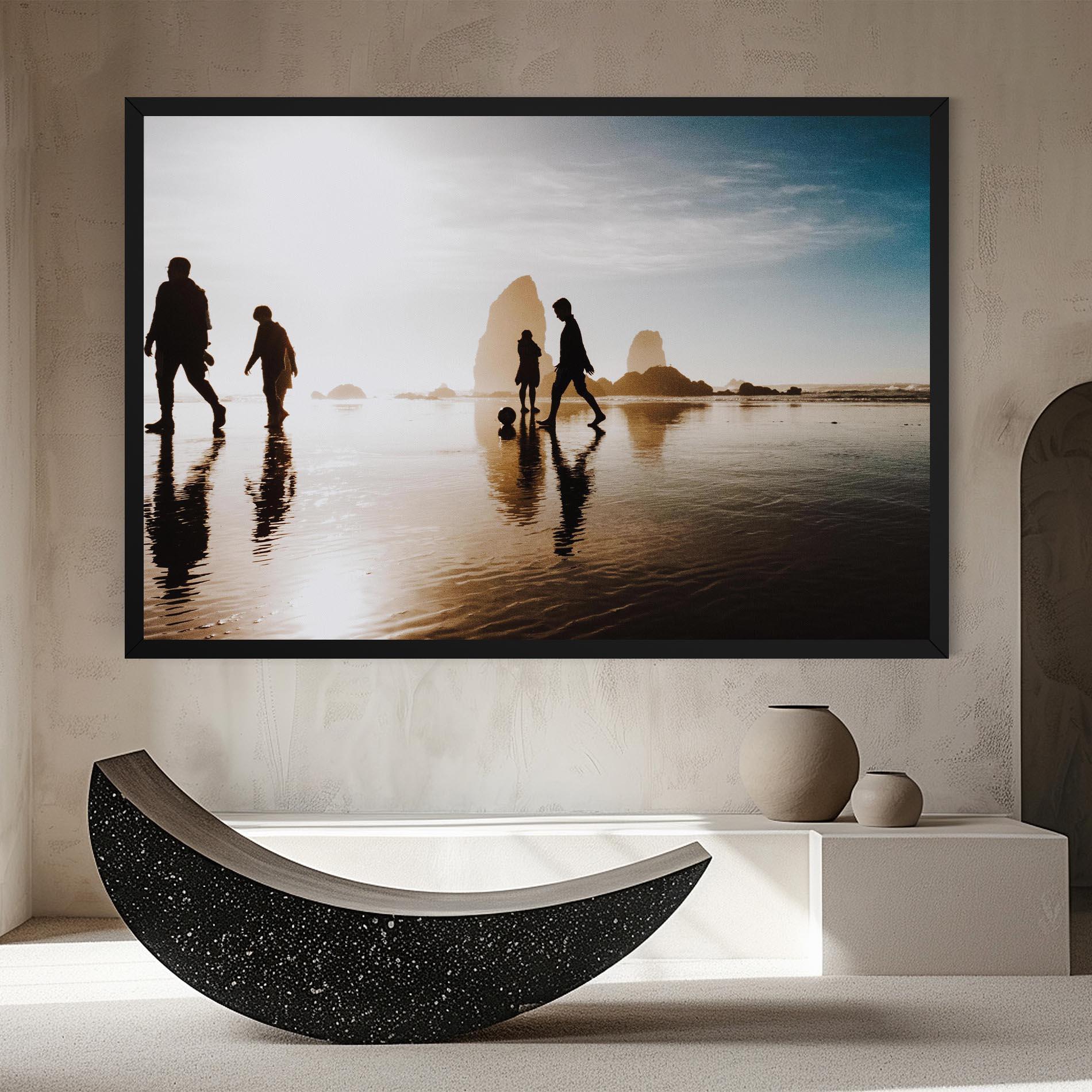 Vászonkép Football On Water mockup 8