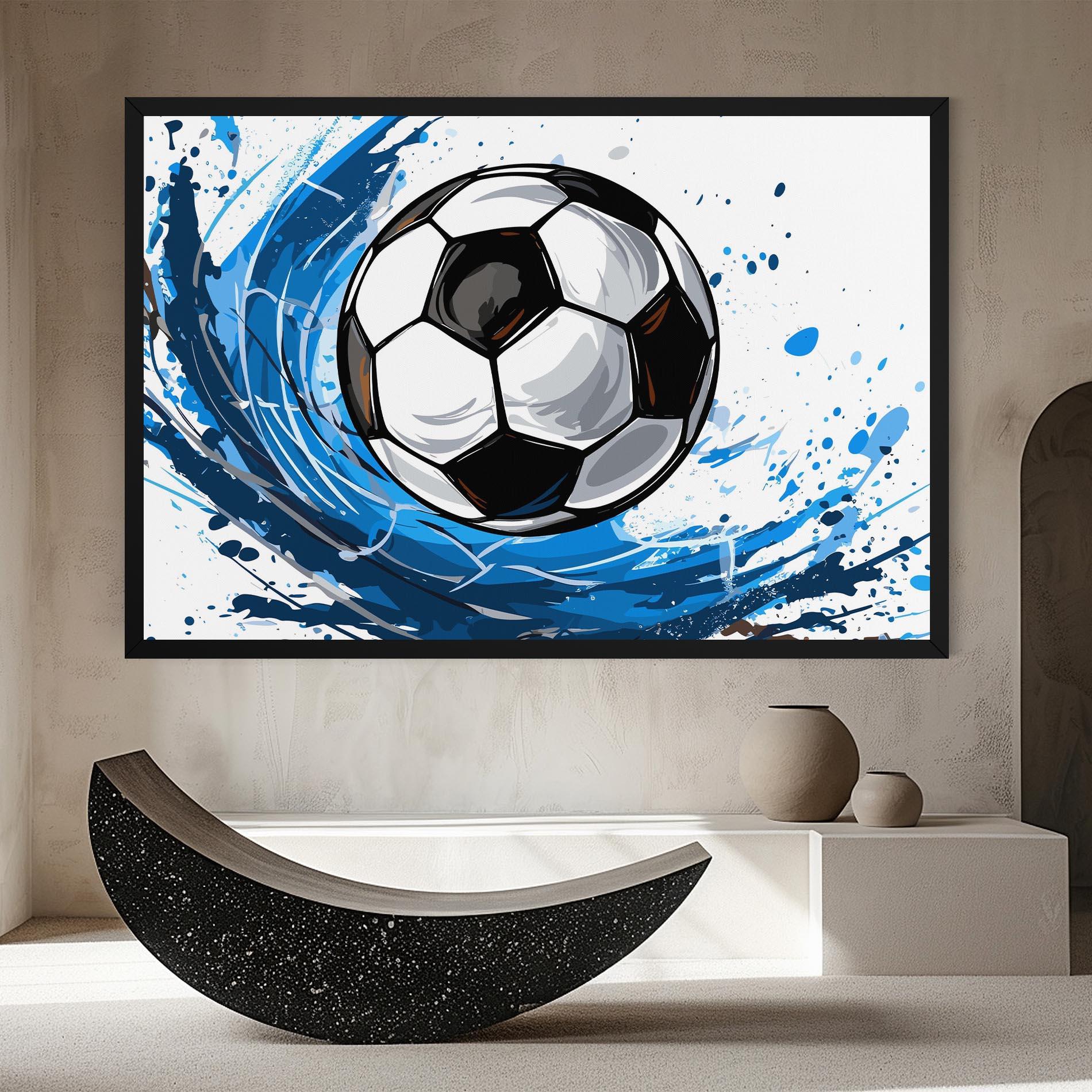 Vászonkép Football Wave mockup 8