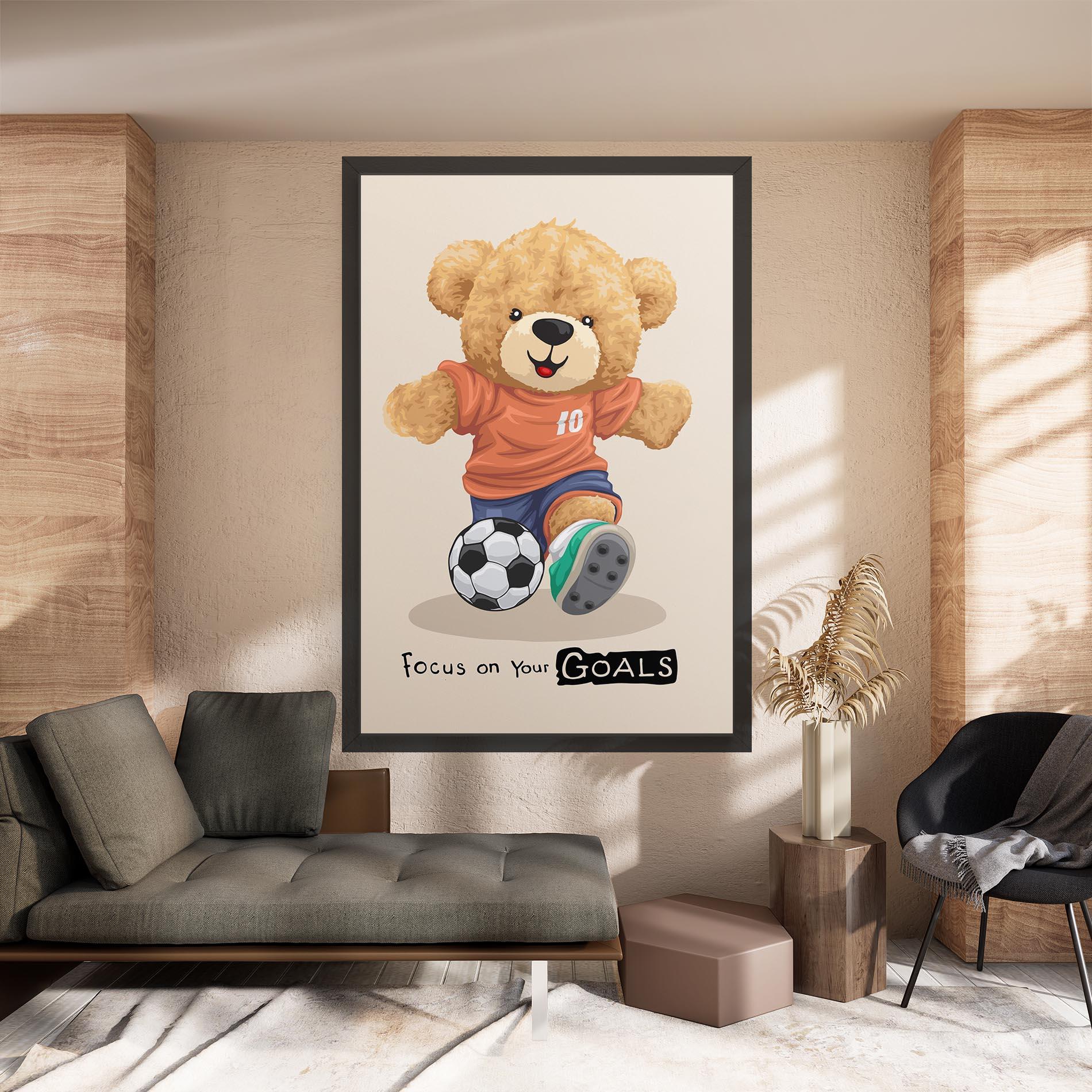 Vászonkép Goals Focus mockup 8