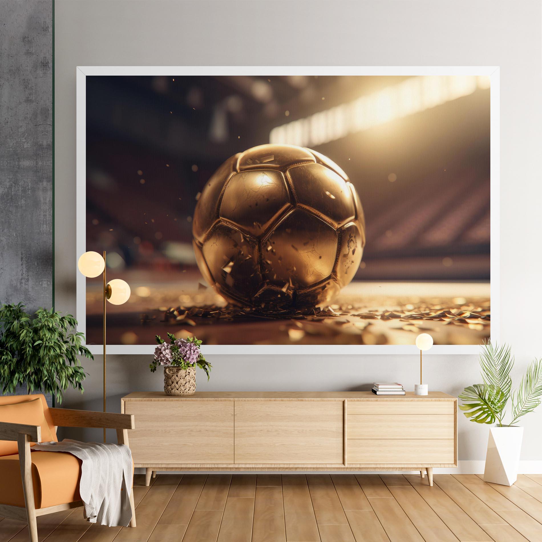 Vászonkép Award For Football mockup 9