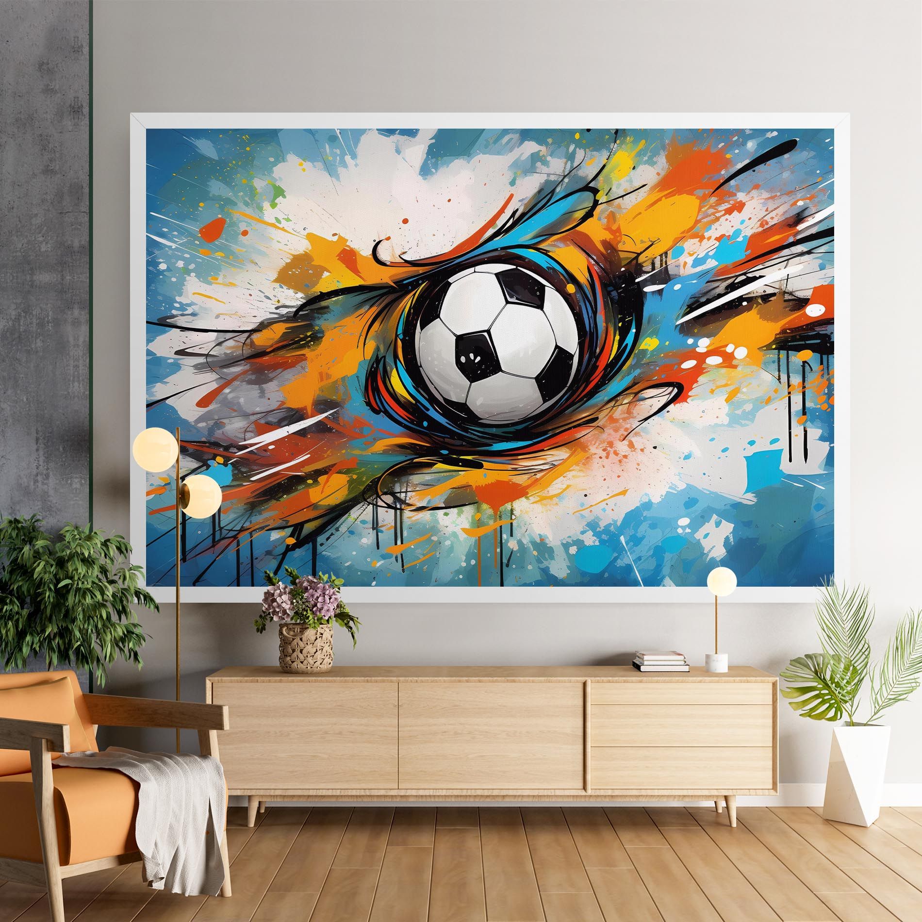 Football Flight Graffiti mockup 9
