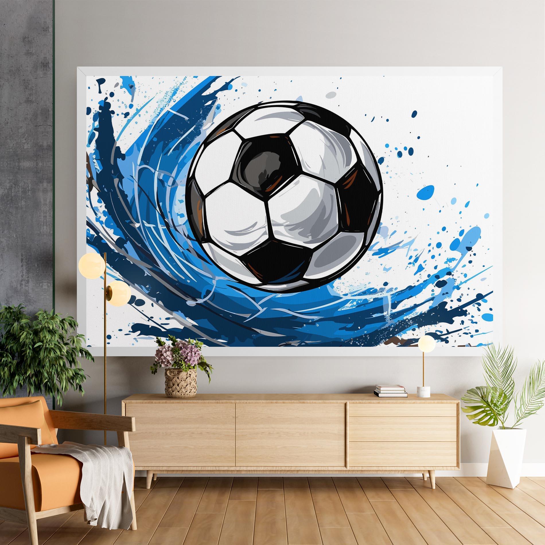 Vászonkép Football Wave mockup 9