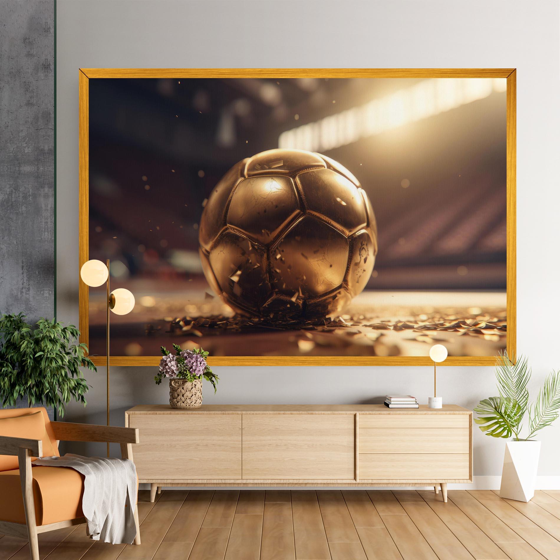 Vászonkép Award For Football mockup 9