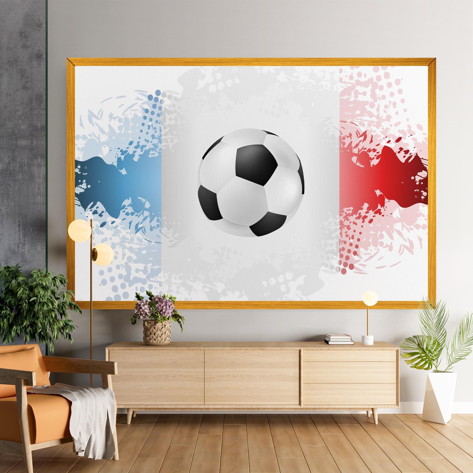 Vászonkép France Football mockup 9