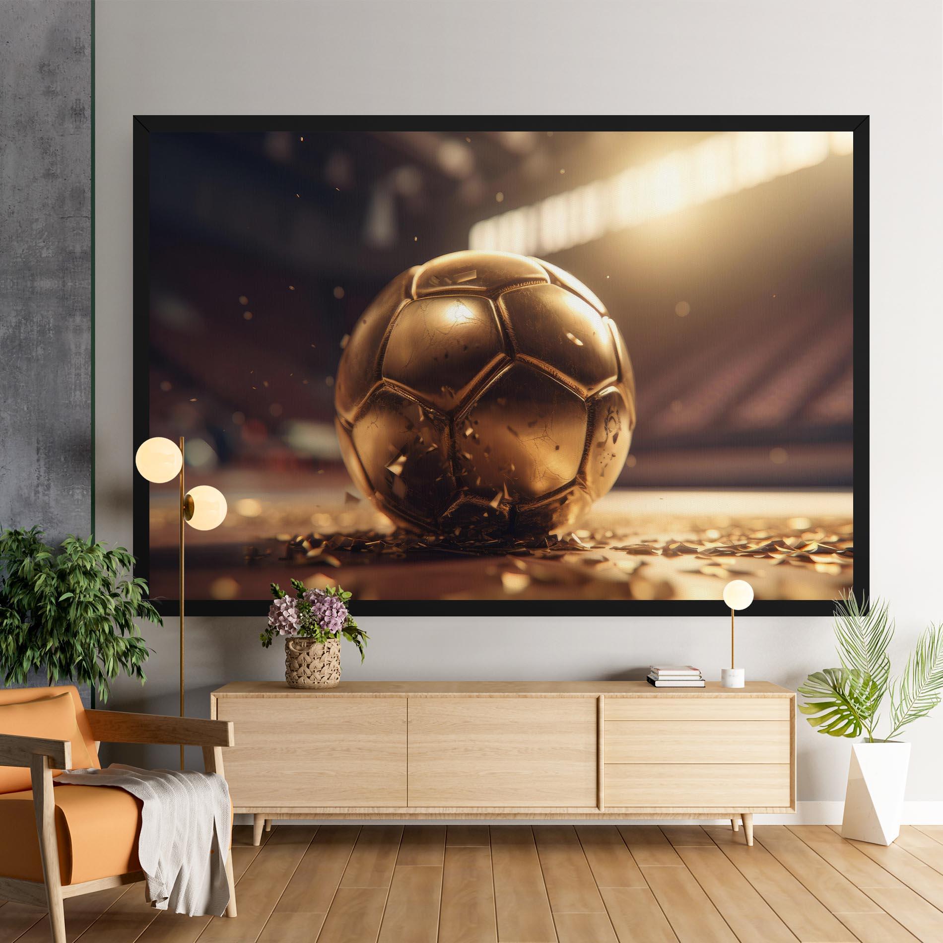 Vászonkép Award For Football mockup 9