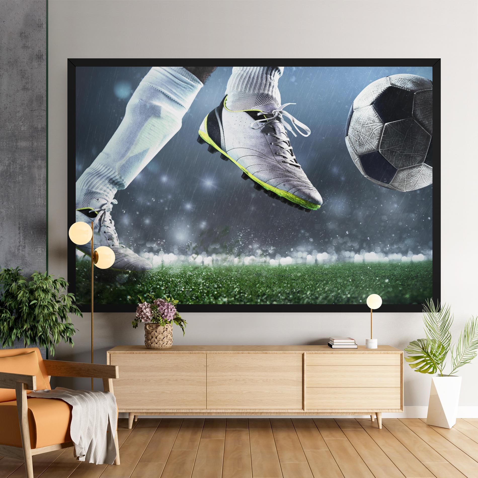 Close Up Football Scene mockup 9