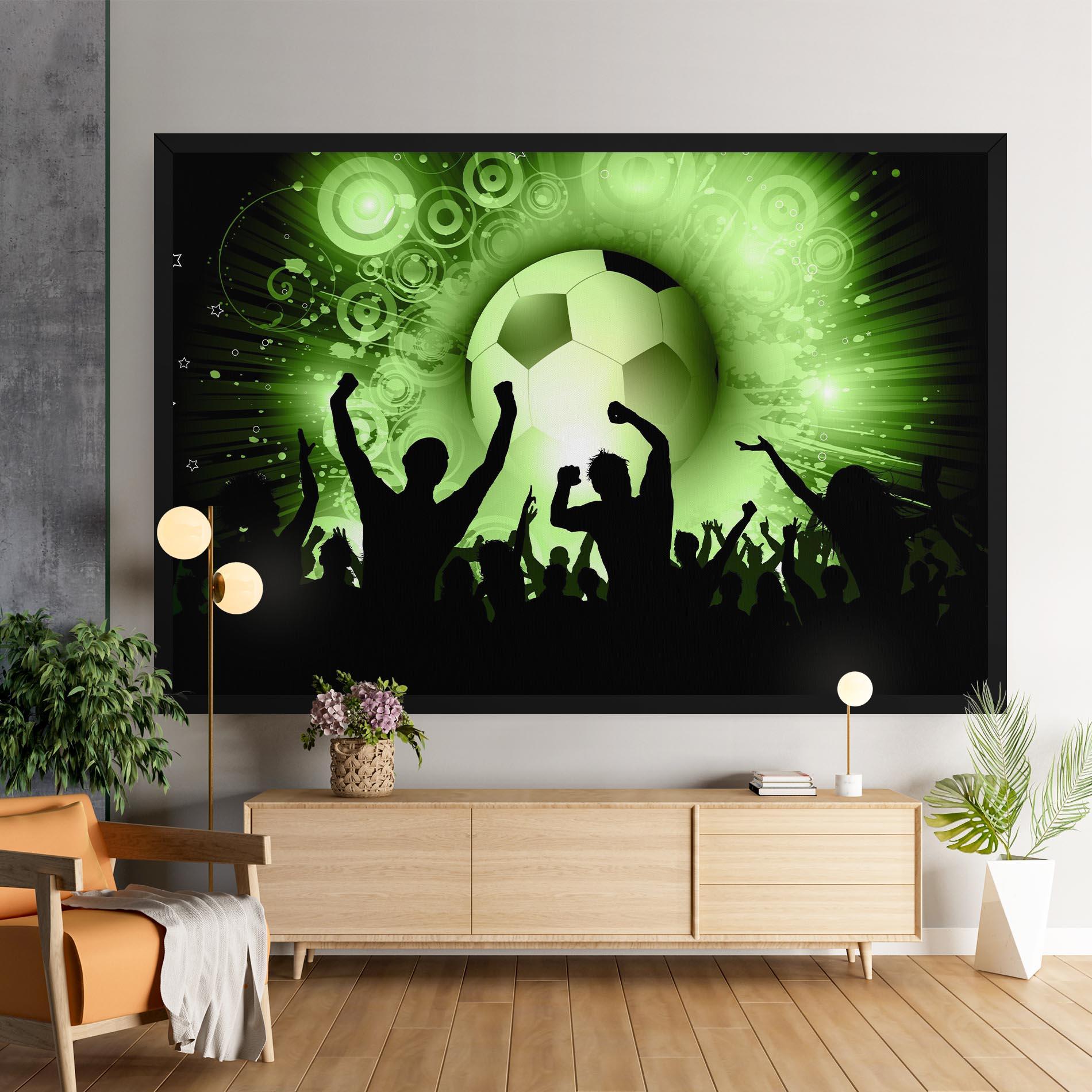 Vászonkép Football Crowd mockup 9