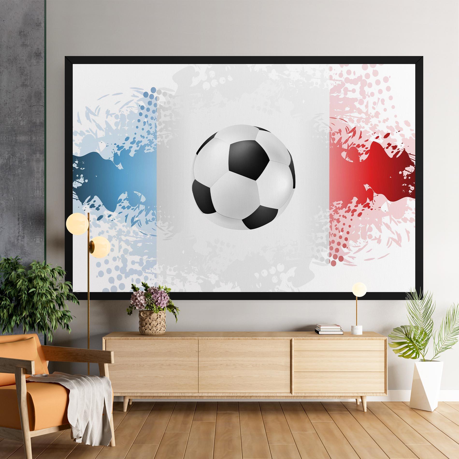 Vászonkép France Football mockup 9
