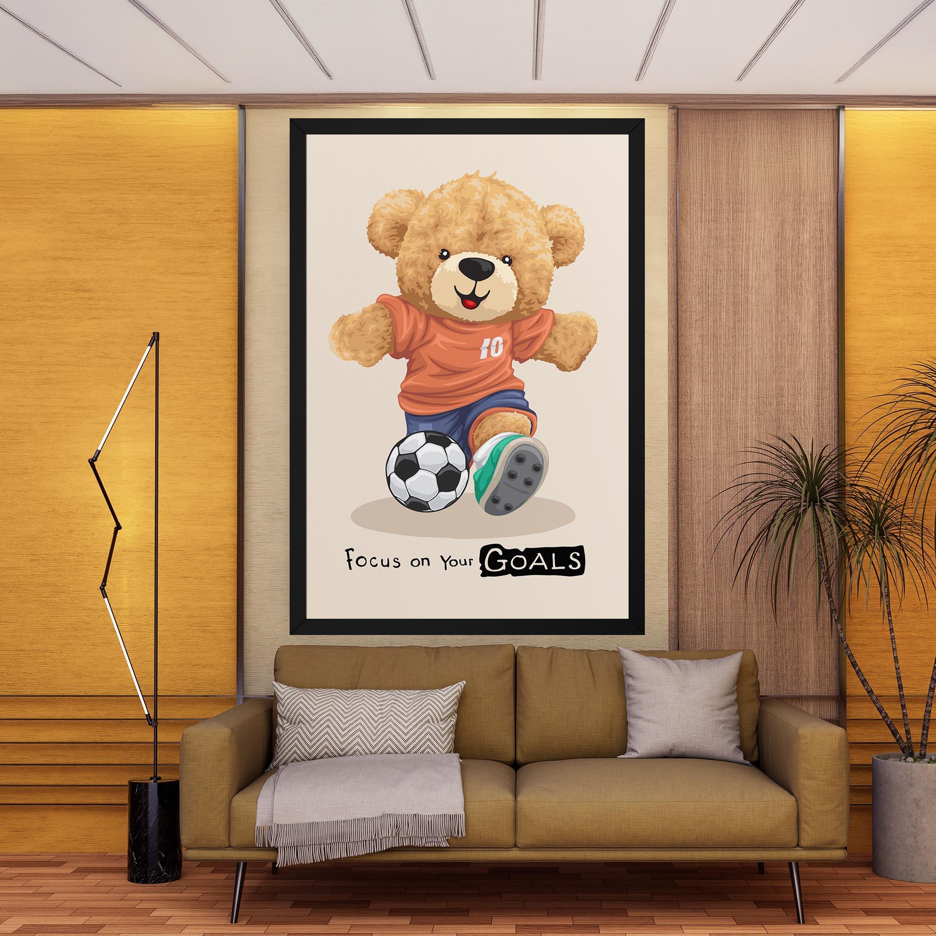 Vászonkép Goals Focus mockup 9