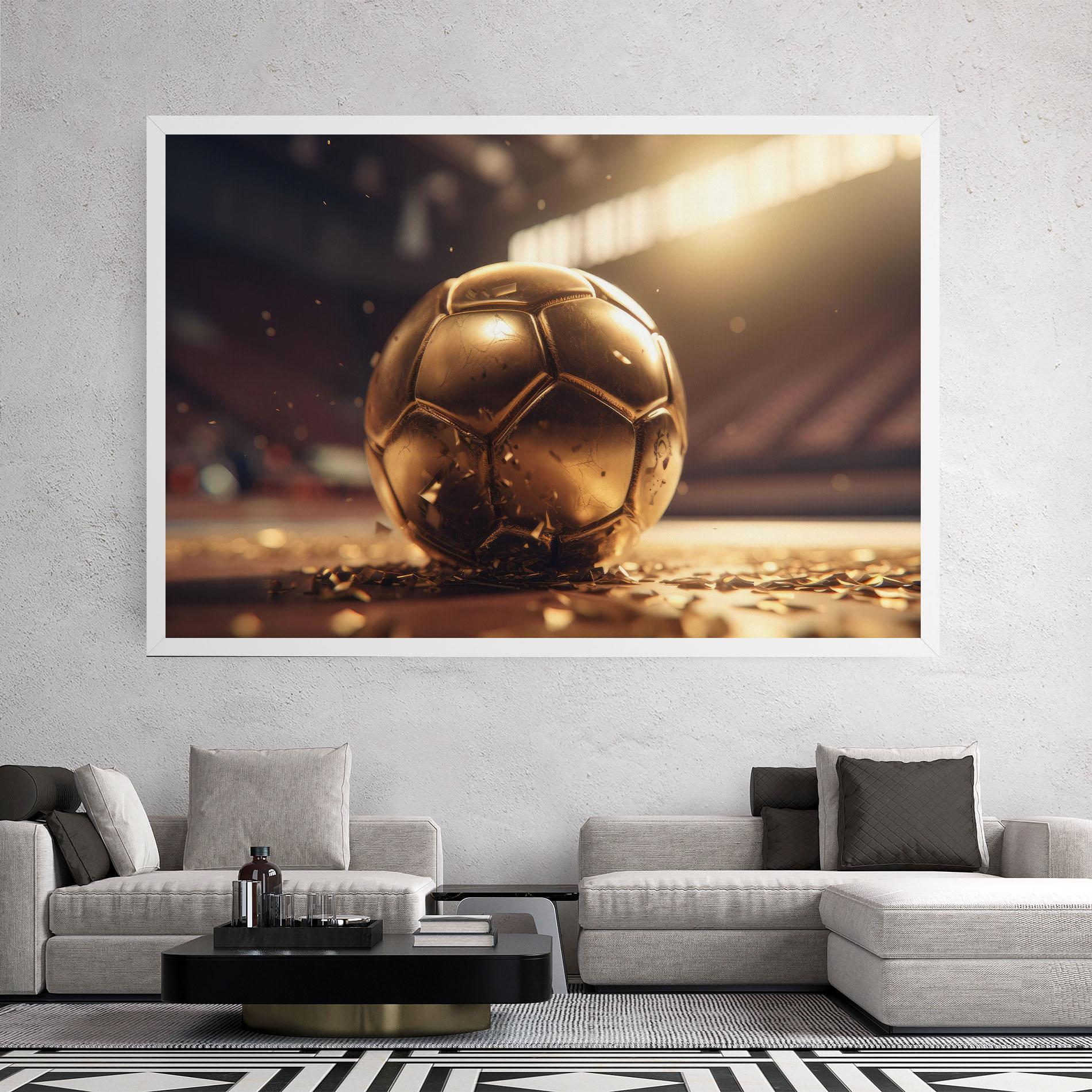 Vászonkép Award For Football mockup 2