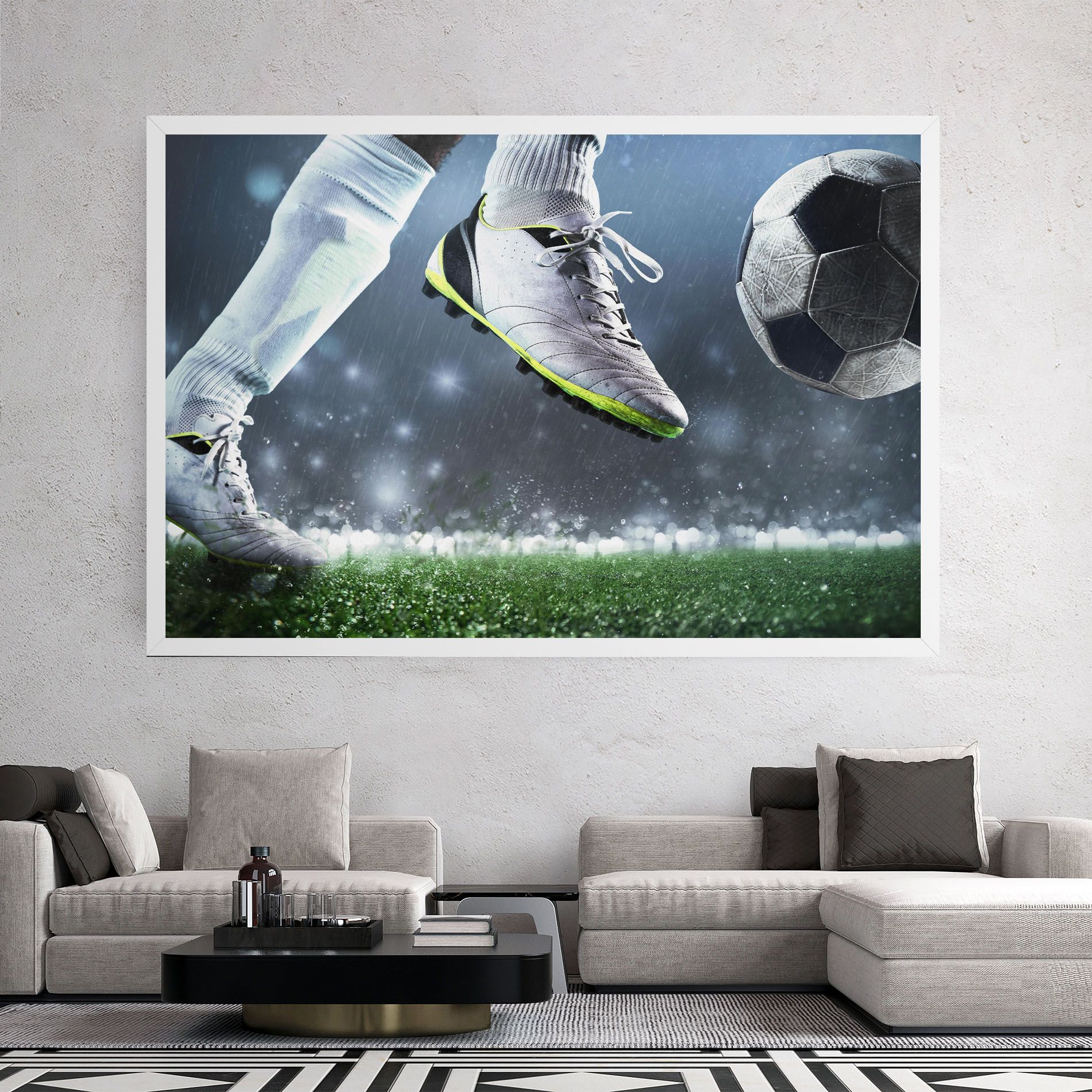 Close Up Football Scene mockup 2