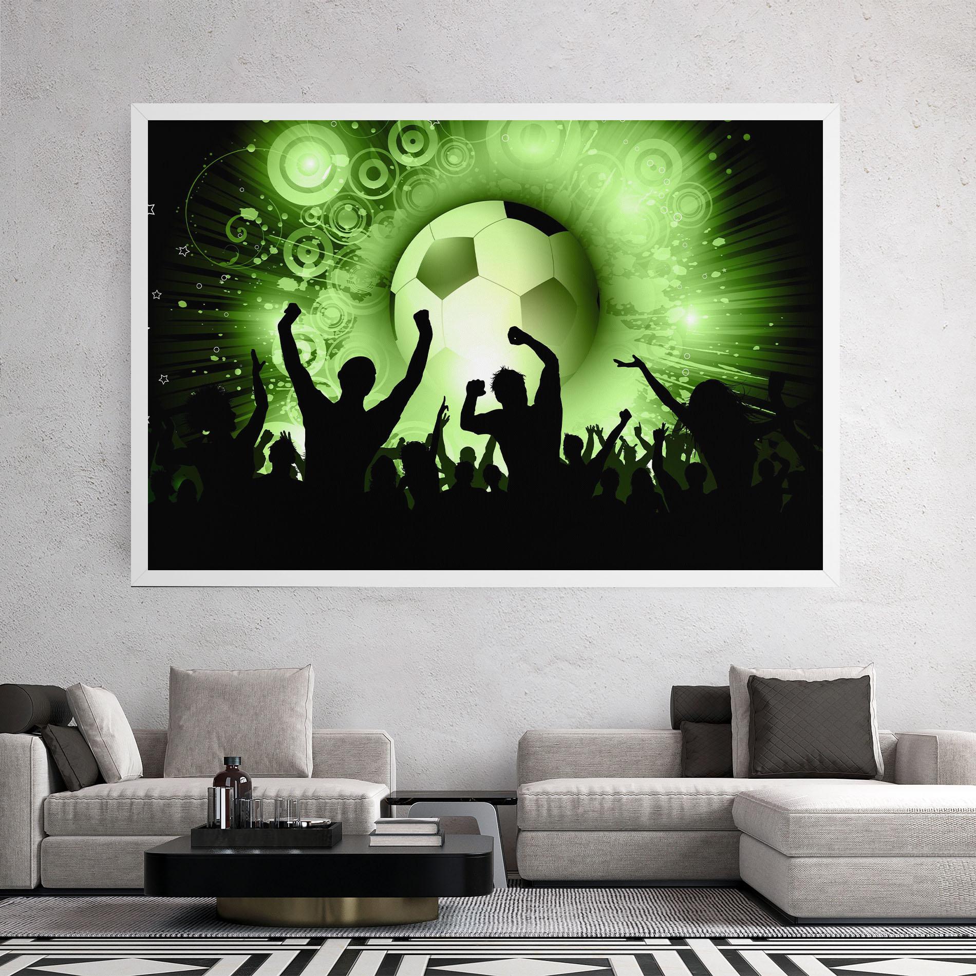 Vászonkép Football Crowd mockup 2