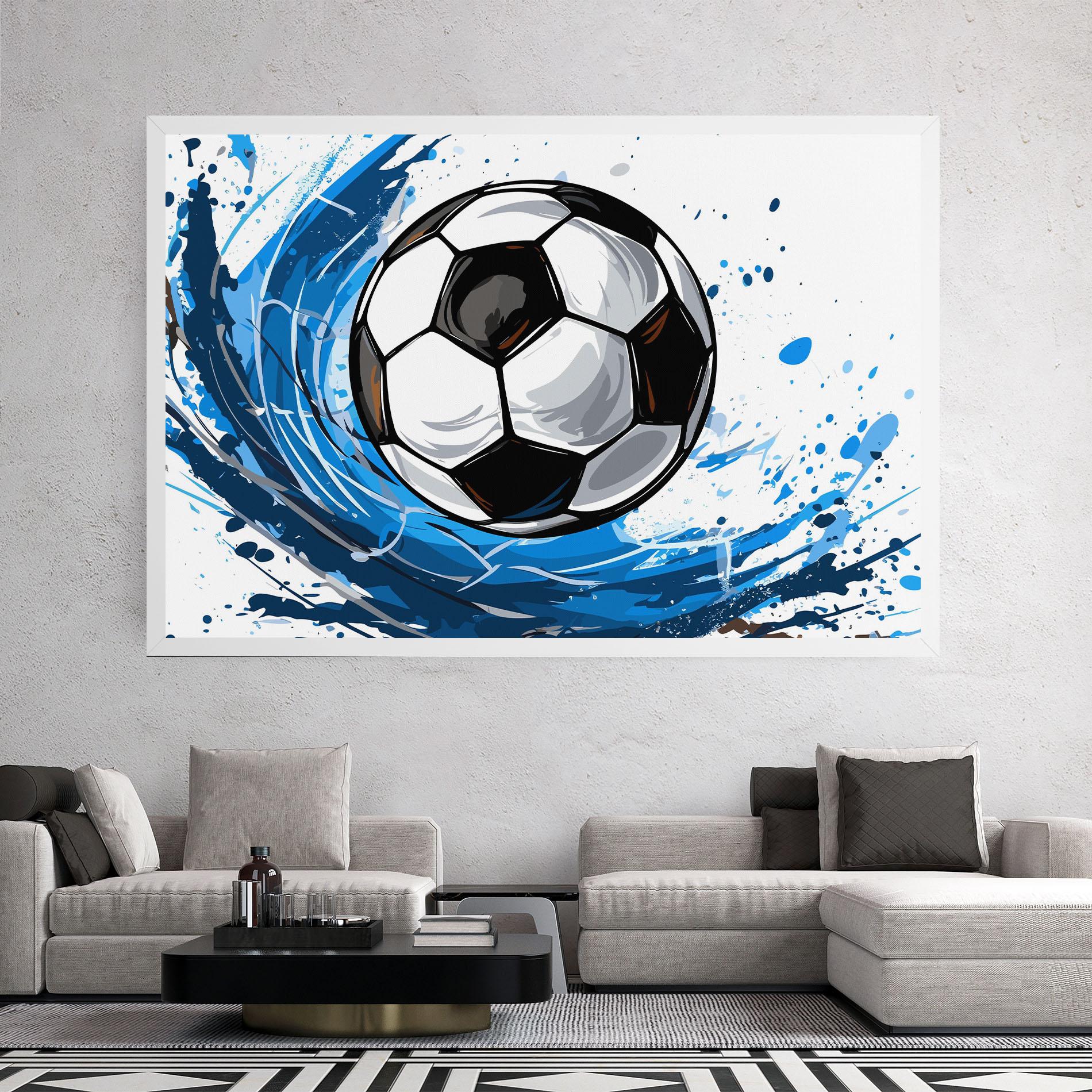 Vászonkép Football Wave mockup 2