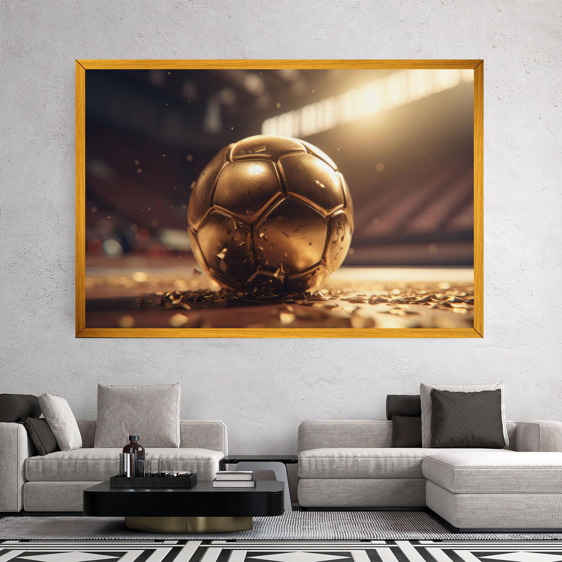Vászonkép Award For Football mockup 2