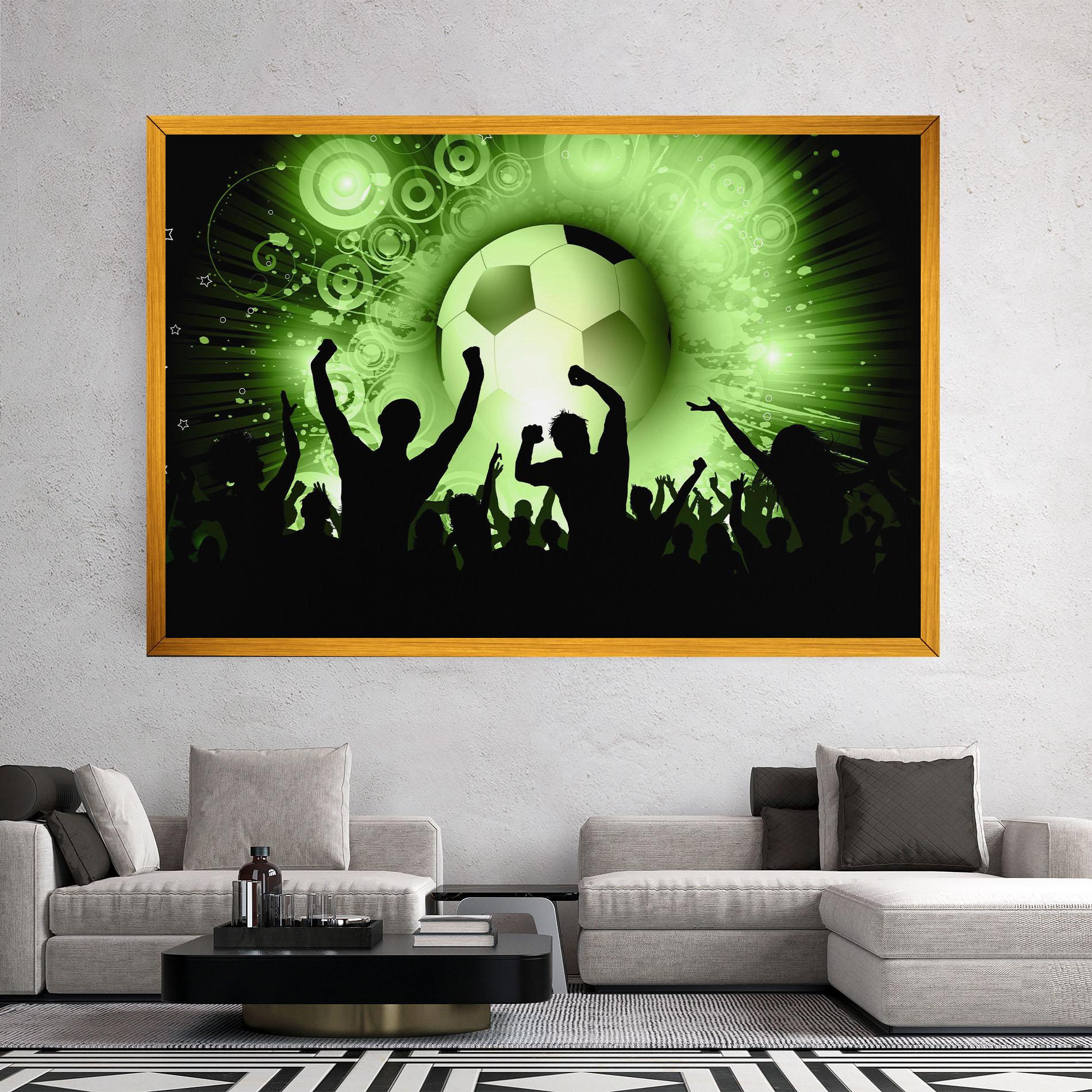 Vászonkép Football Crowd mockup 2