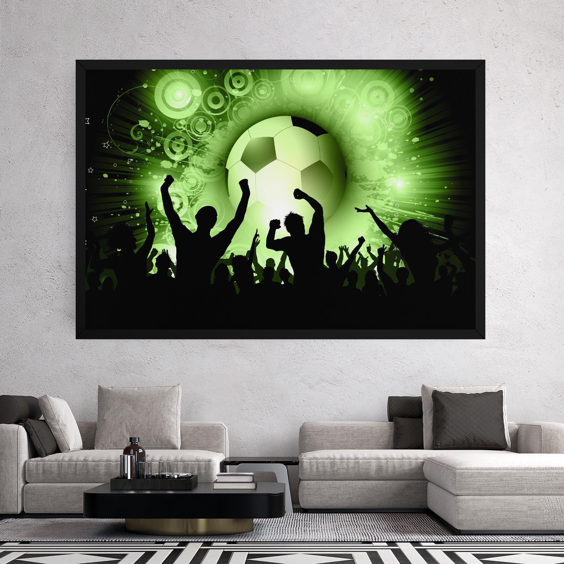 Vászonkép Football Crowd mockup 2