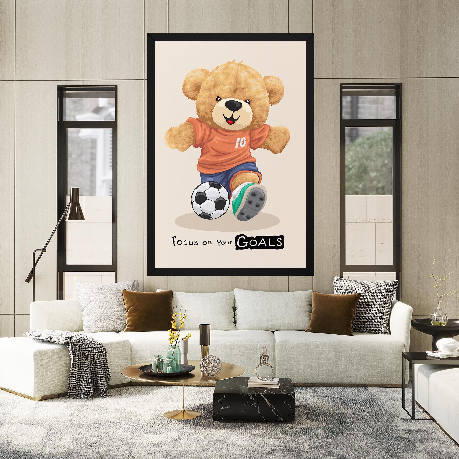 Vászonkép Goals Focus mockup 2