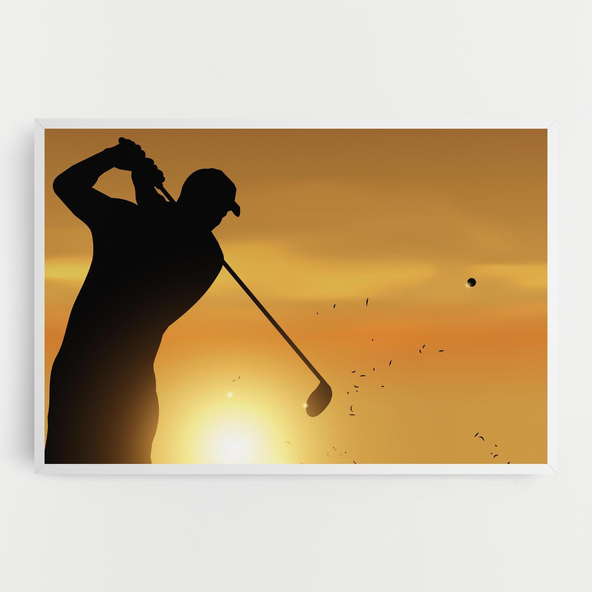 Vászonkép Gold Sunrise mockup 0