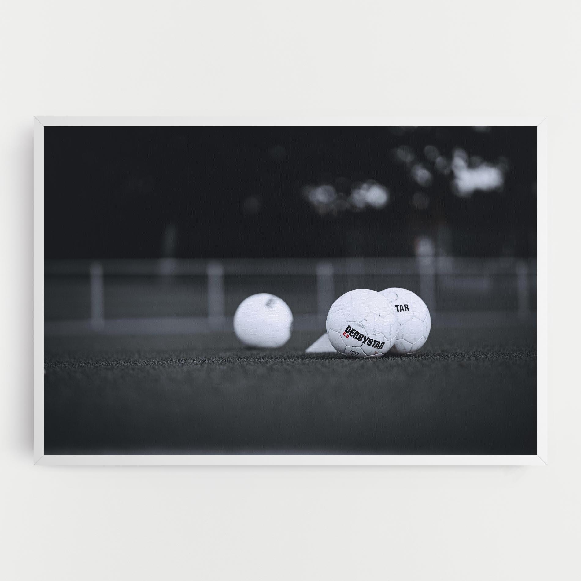 Vászonkép Golf Ball On Grey mockup 0