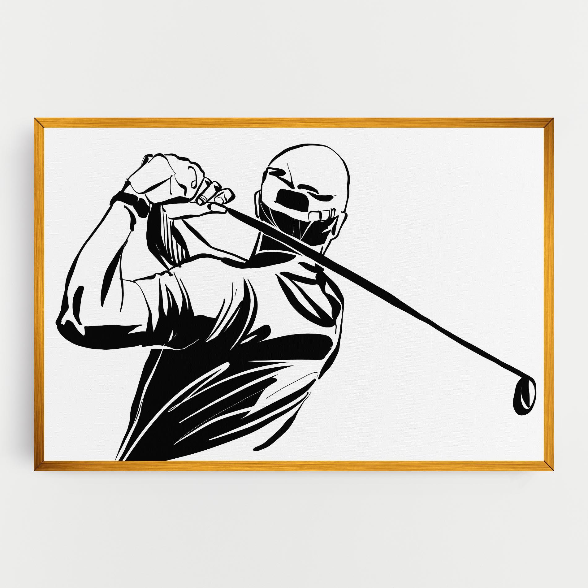 Vászonkép Golf Back mockup 0