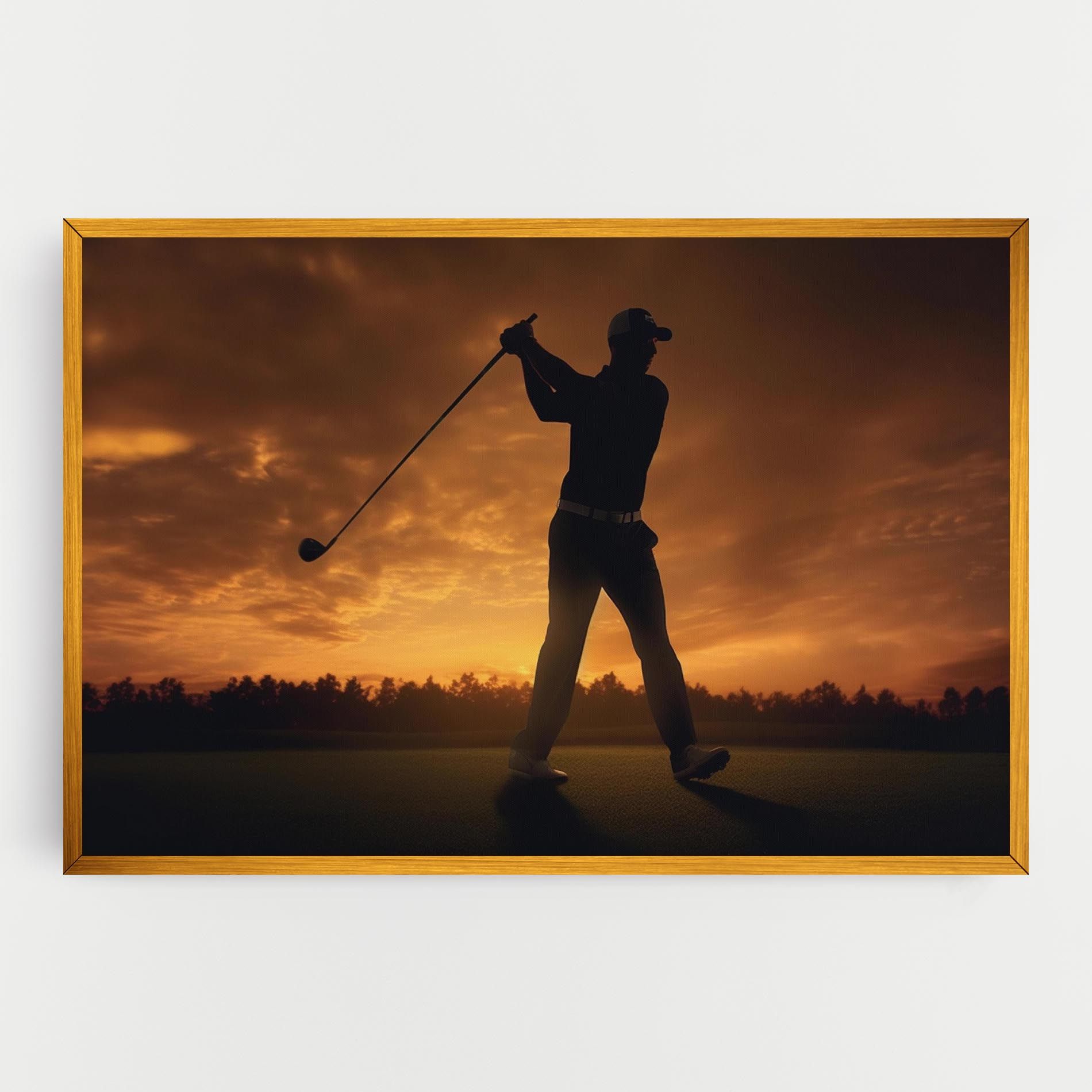 Golf Course Sunset mockup 0