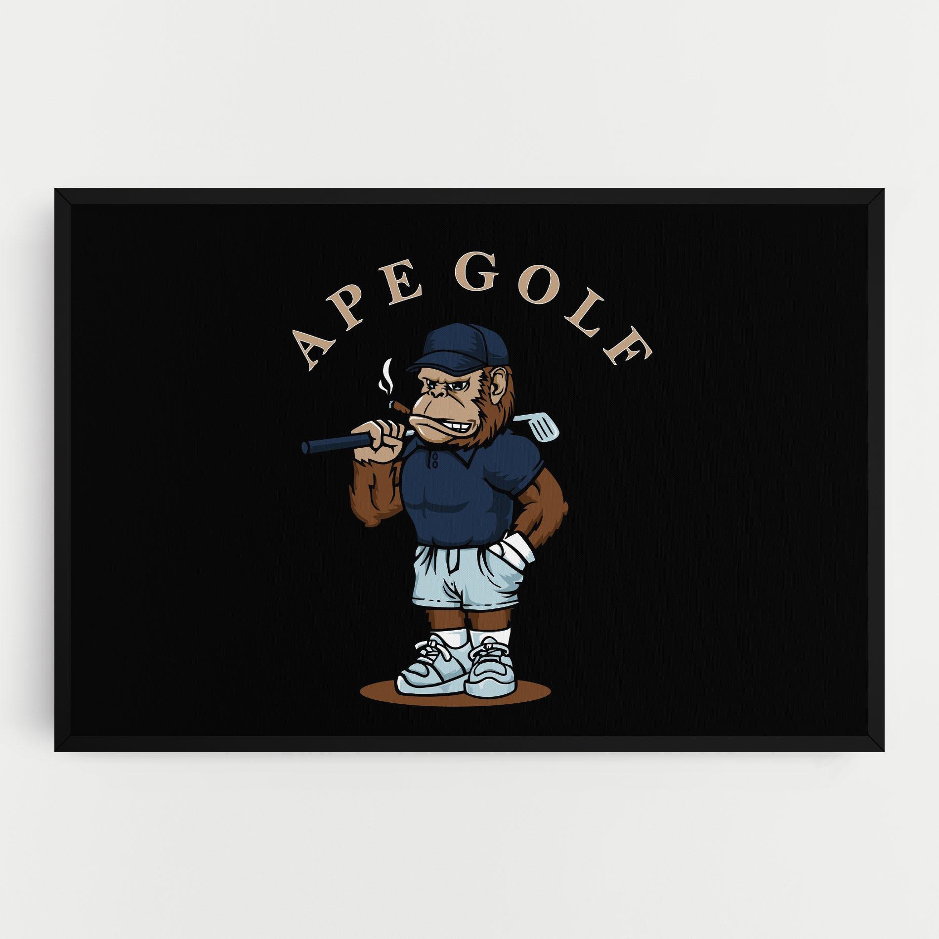 Vászonkép Ape Golf mockup 0
