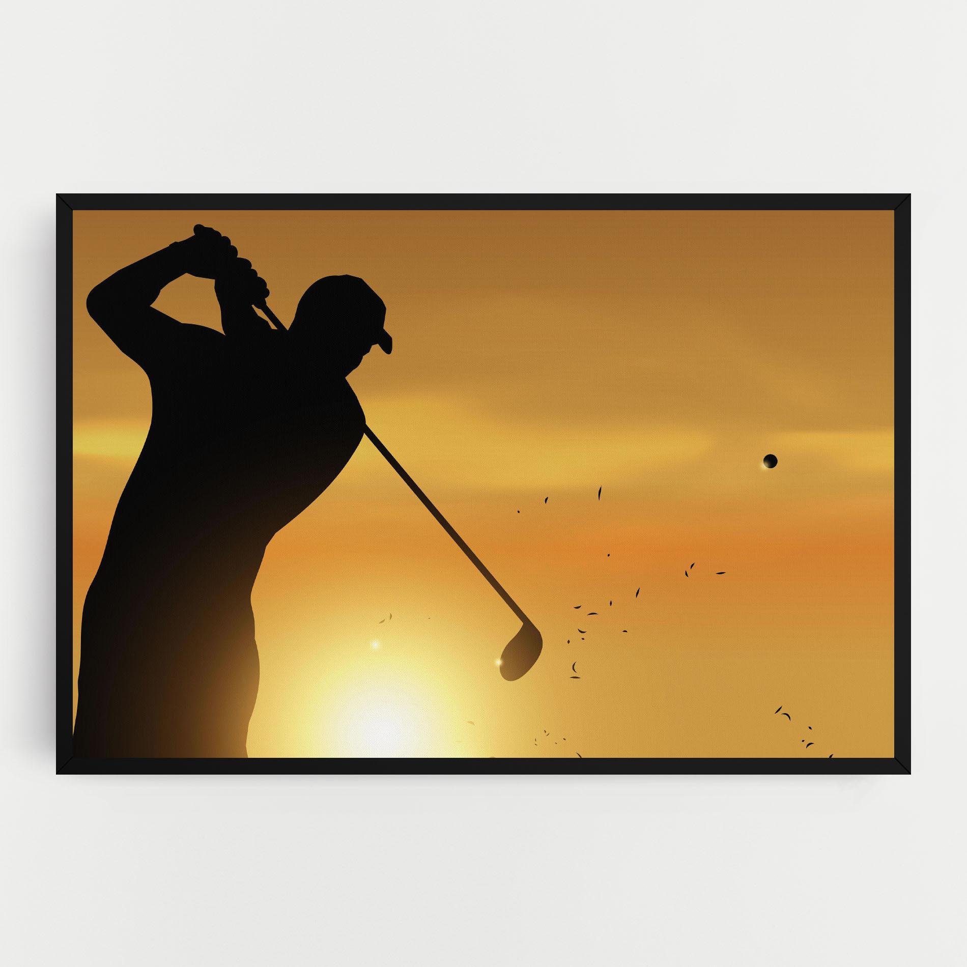 Vászonkép Gold Sunrise mockup 0