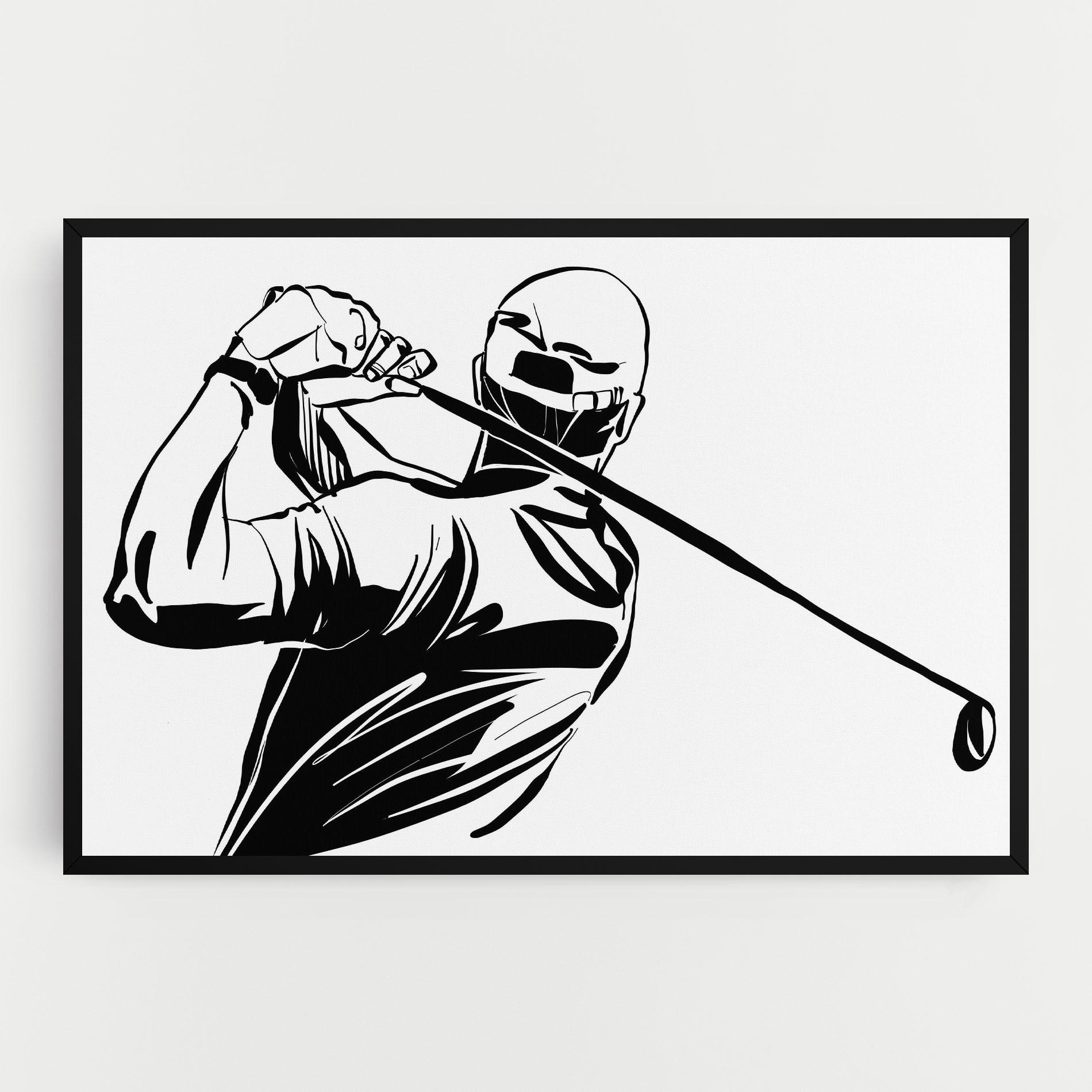 Vászonkép Golf Back mockup 0